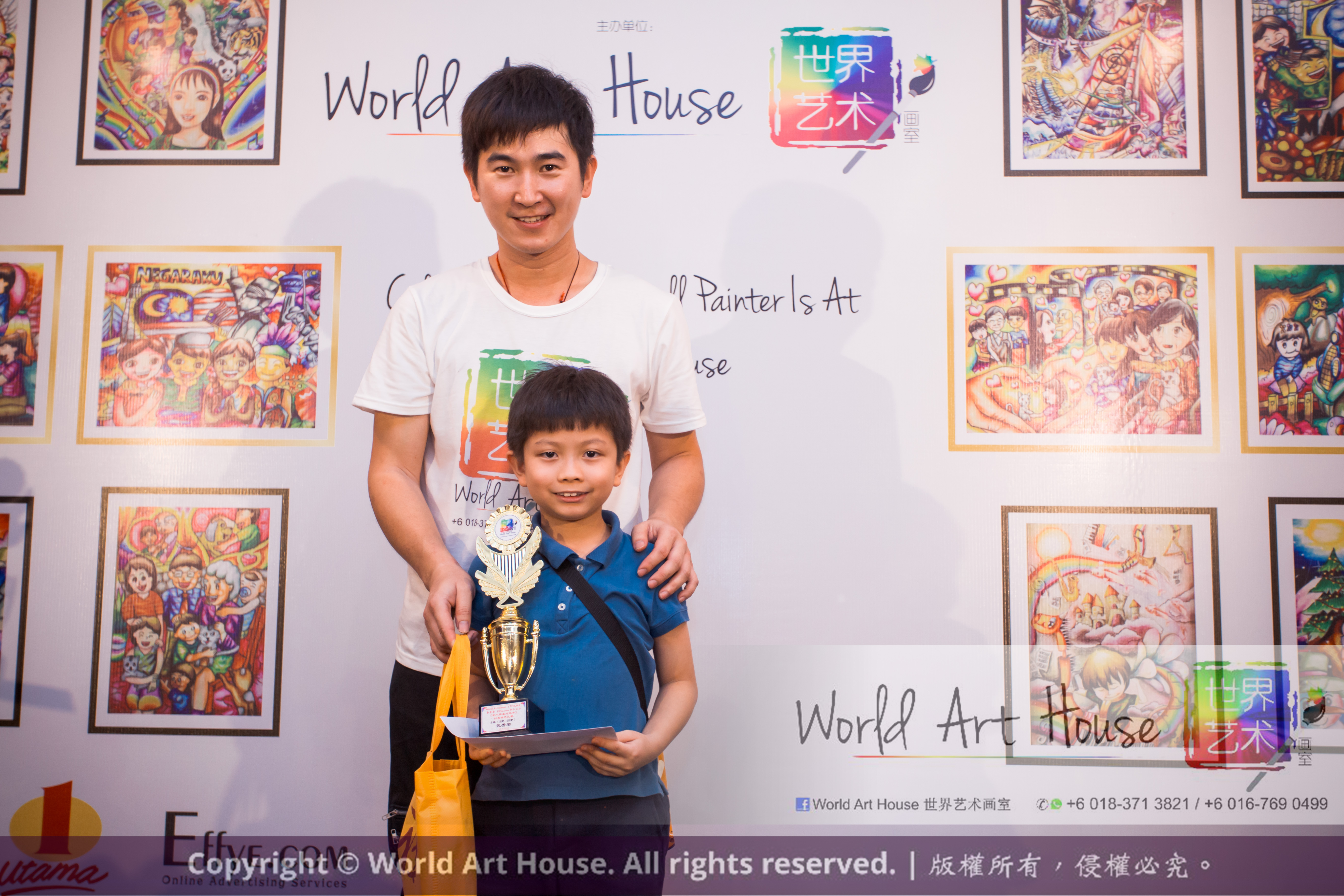 Malaysia Kota Damansara Petaling Jaya Kuala Lumpur Selangor Chinese New Year Charity Coloring Contest World Art House 世界艺术画室 and 1 Utama Shopping JinYeYe Effye Media C022