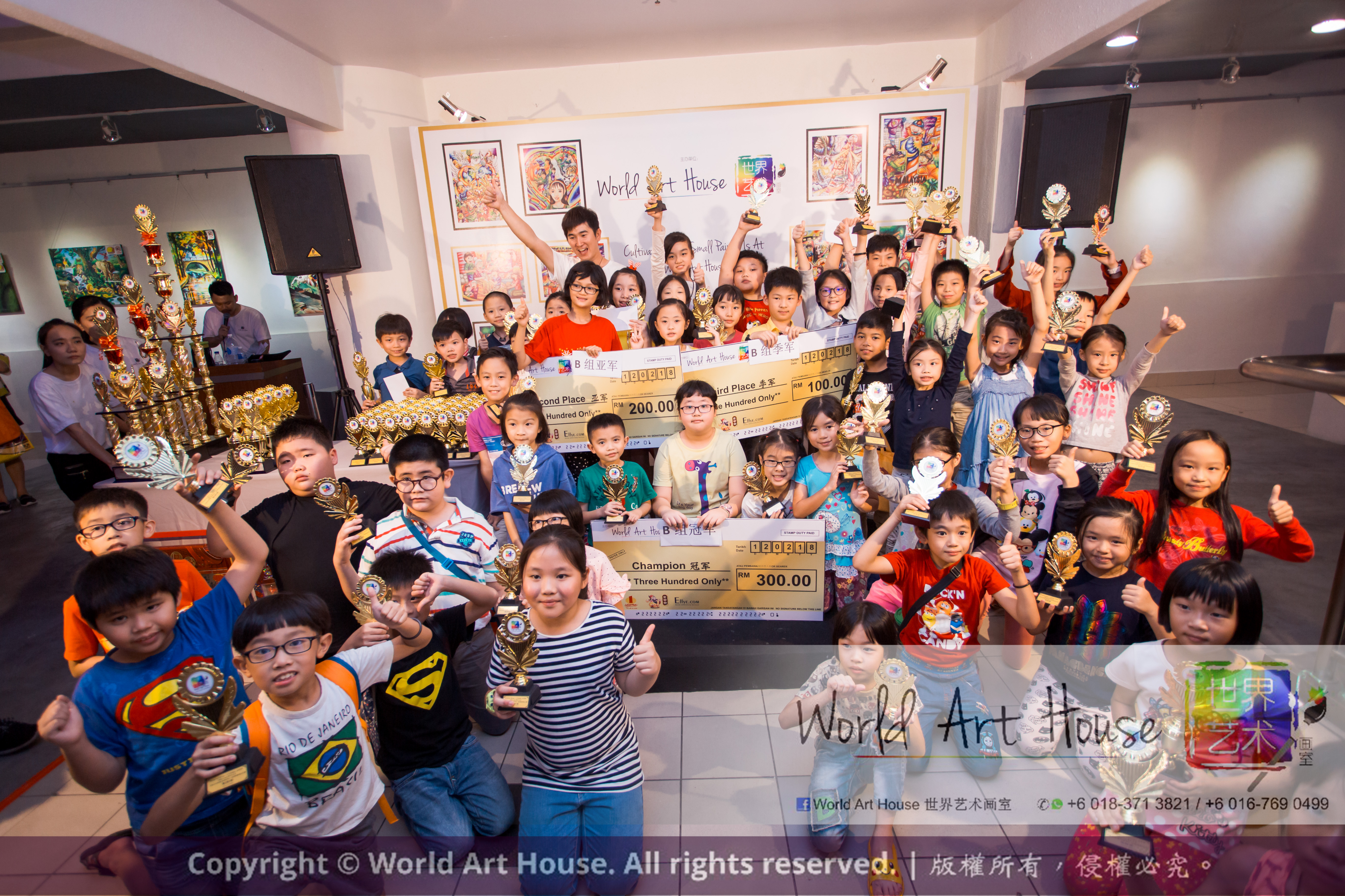 Malaysia Kota Damansara Petaling Jaya Kuala Lumpur Selangor Chinese New Year Charity Coloring Contest World Art House 世界艺术画室 and 1 Utama Shopping JinYeYe Effye Media C031
