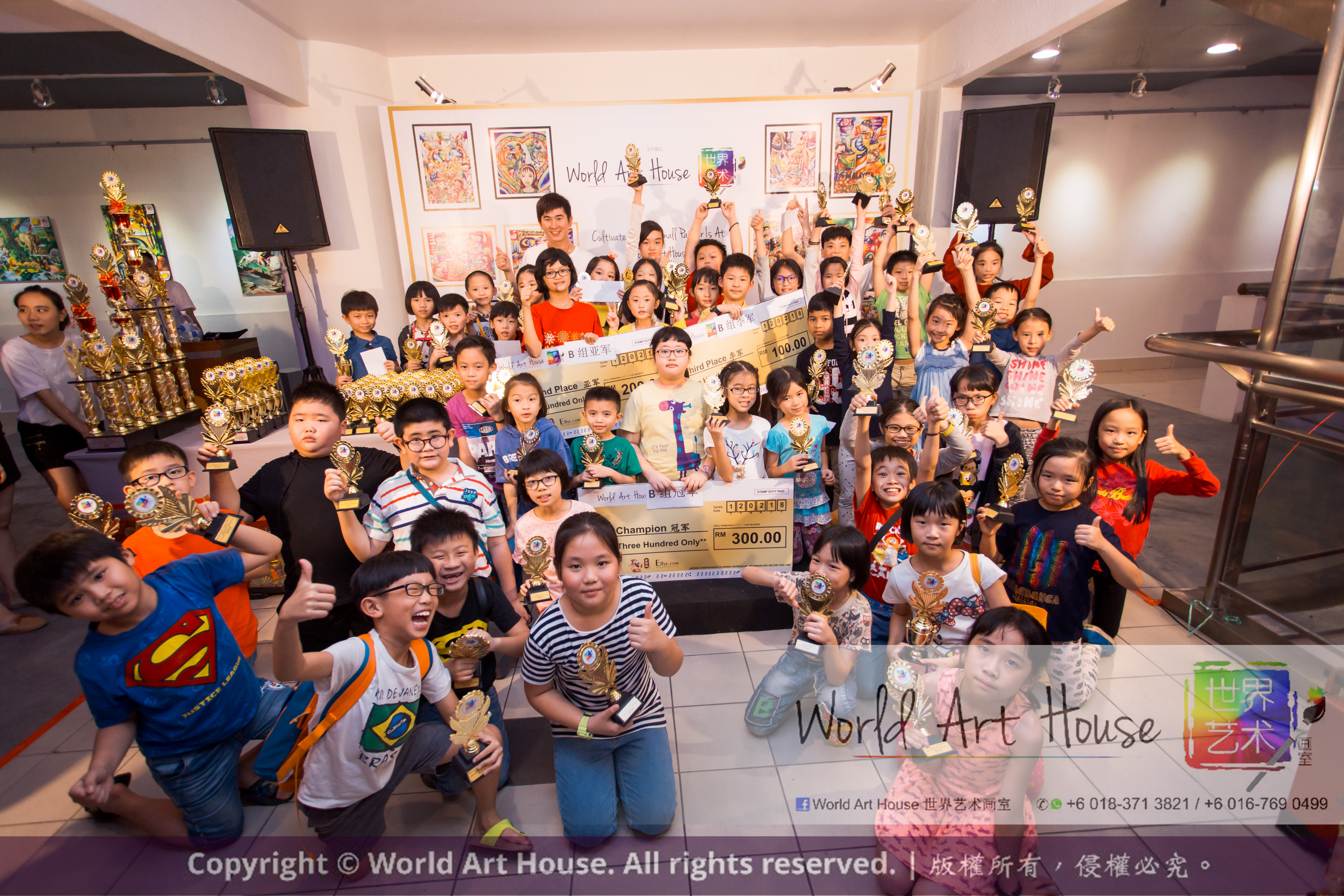 Malaysia Kota Damansara Petaling Jaya Kuala Lumpur Selangor Chinese New Year Charity Coloring Contest World Art House 世界艺术画室 and 1 Utama Shopping JinYeYe Effye Media C034