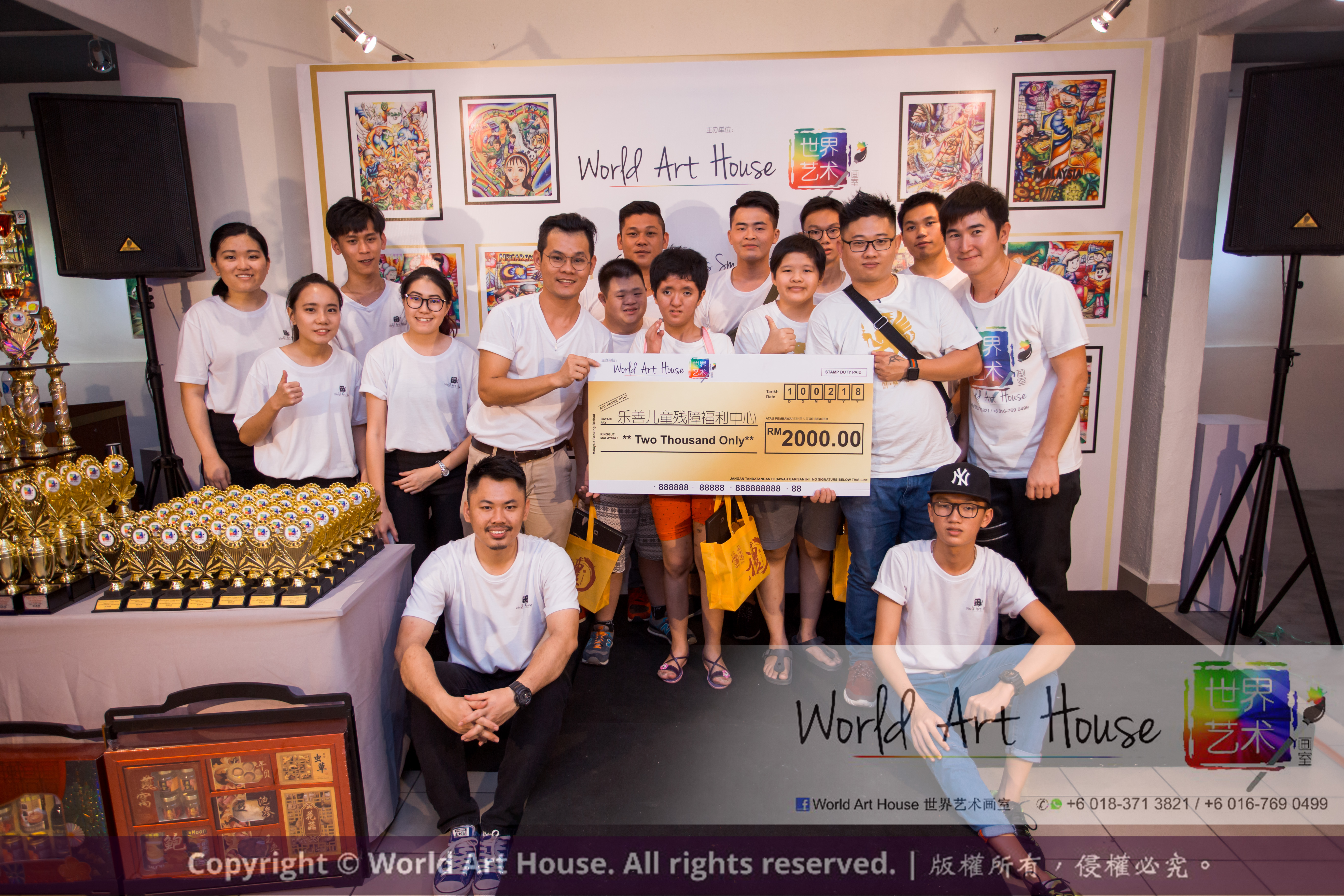 Malaysia Kota Damansara Petaling Jaya Kuala Lumpur Selangor Chinese New Year Charity Coloring Contest World Art House 世界艺术画室 and 1 Utama Shopping JinYeYe Effye Media C035
