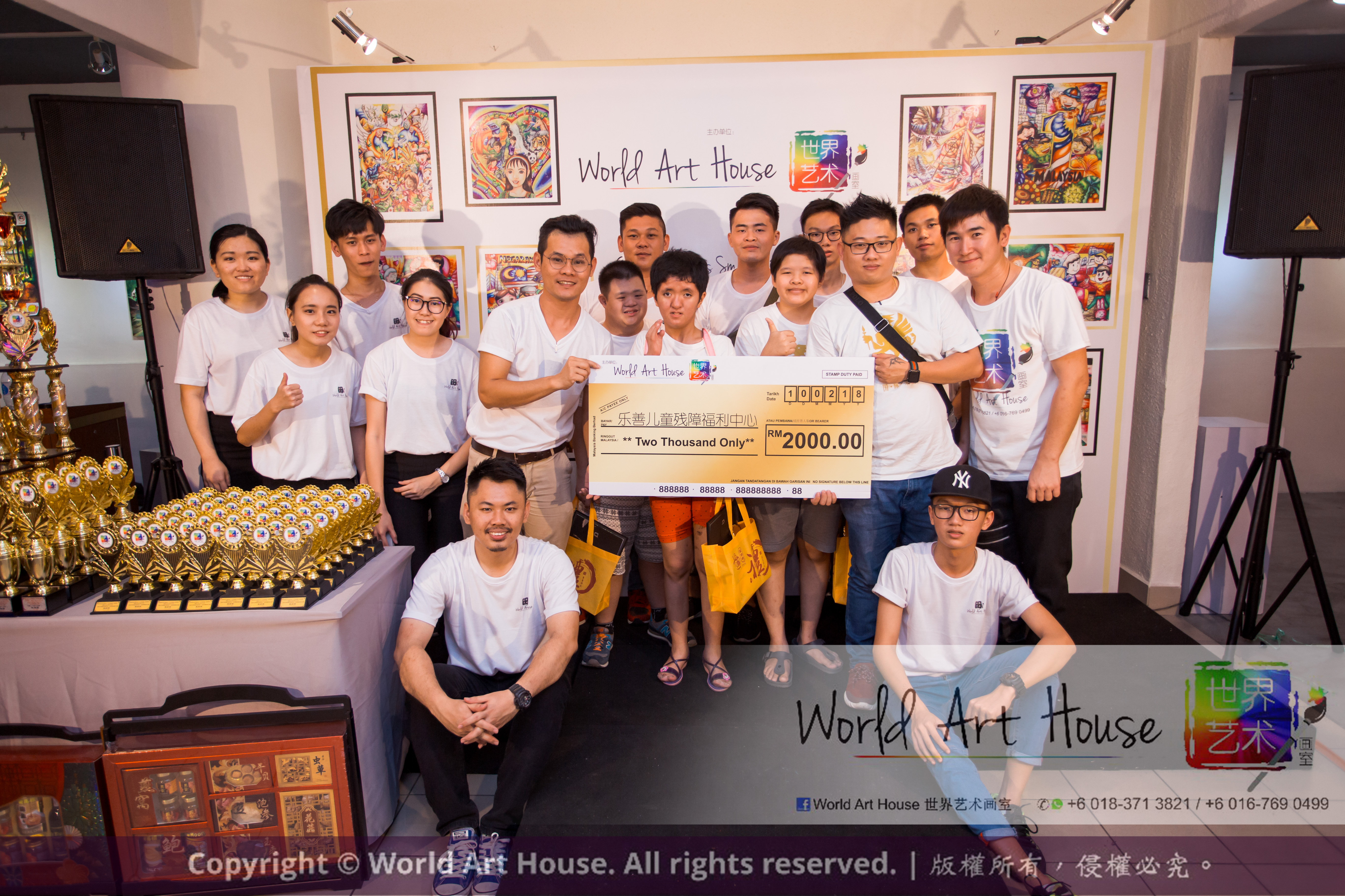 Malaysia Kota Damansara Petaling Jaya Kuala Lumpur Selangor Chinese New Year Charity Coloring Contest World Art House 世界艺术画室 and 1 Utama Shopping JinYeYe Effye Media C036