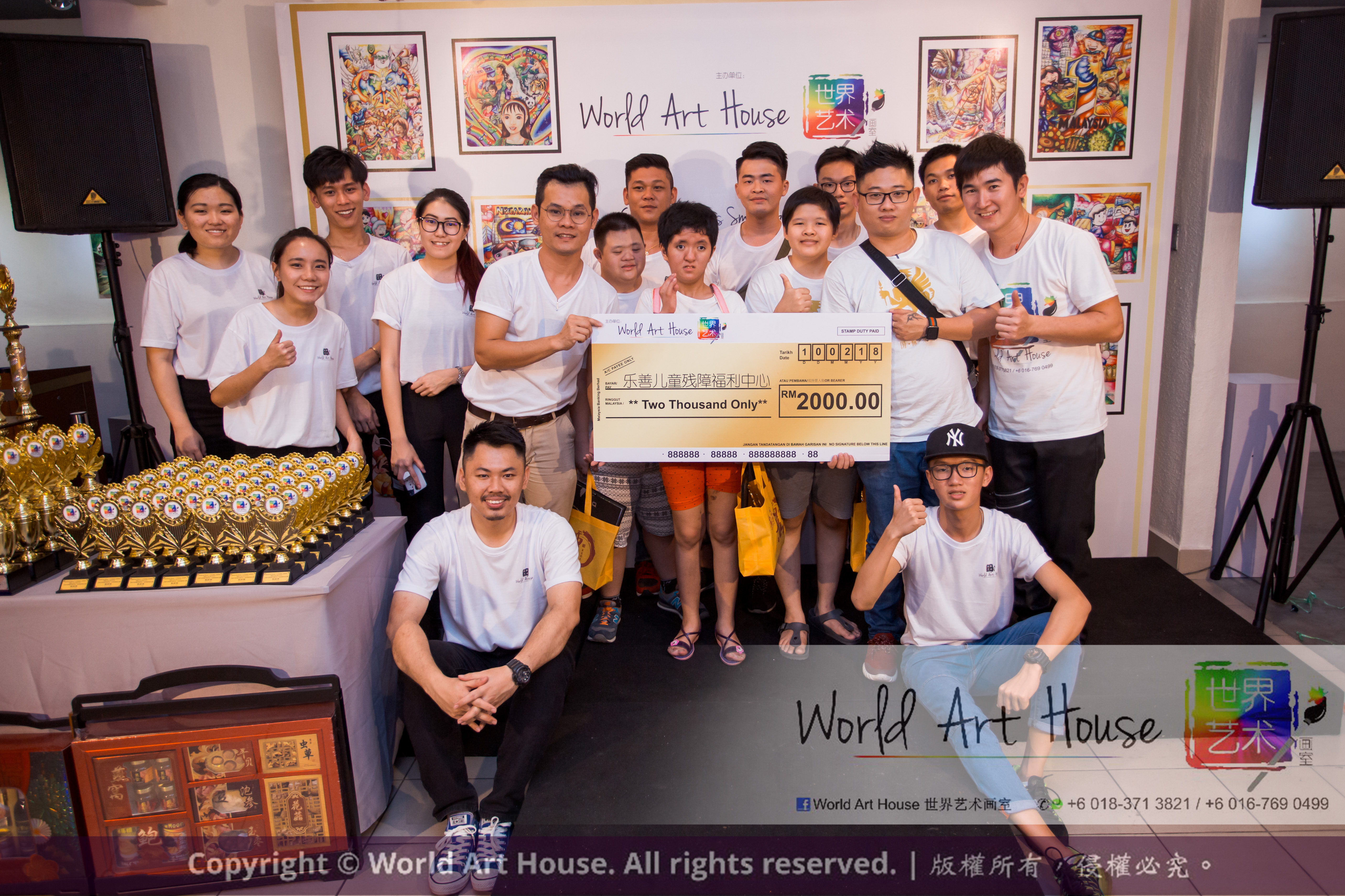 Malaysia Kota Damansara Petaling Jaya Kuala Lumpur Selangor Chinese New Year Charity Coloring Contest World Art House 世界艺术画室 and 1 Utama Shopping JinYeYe Effye Media C037