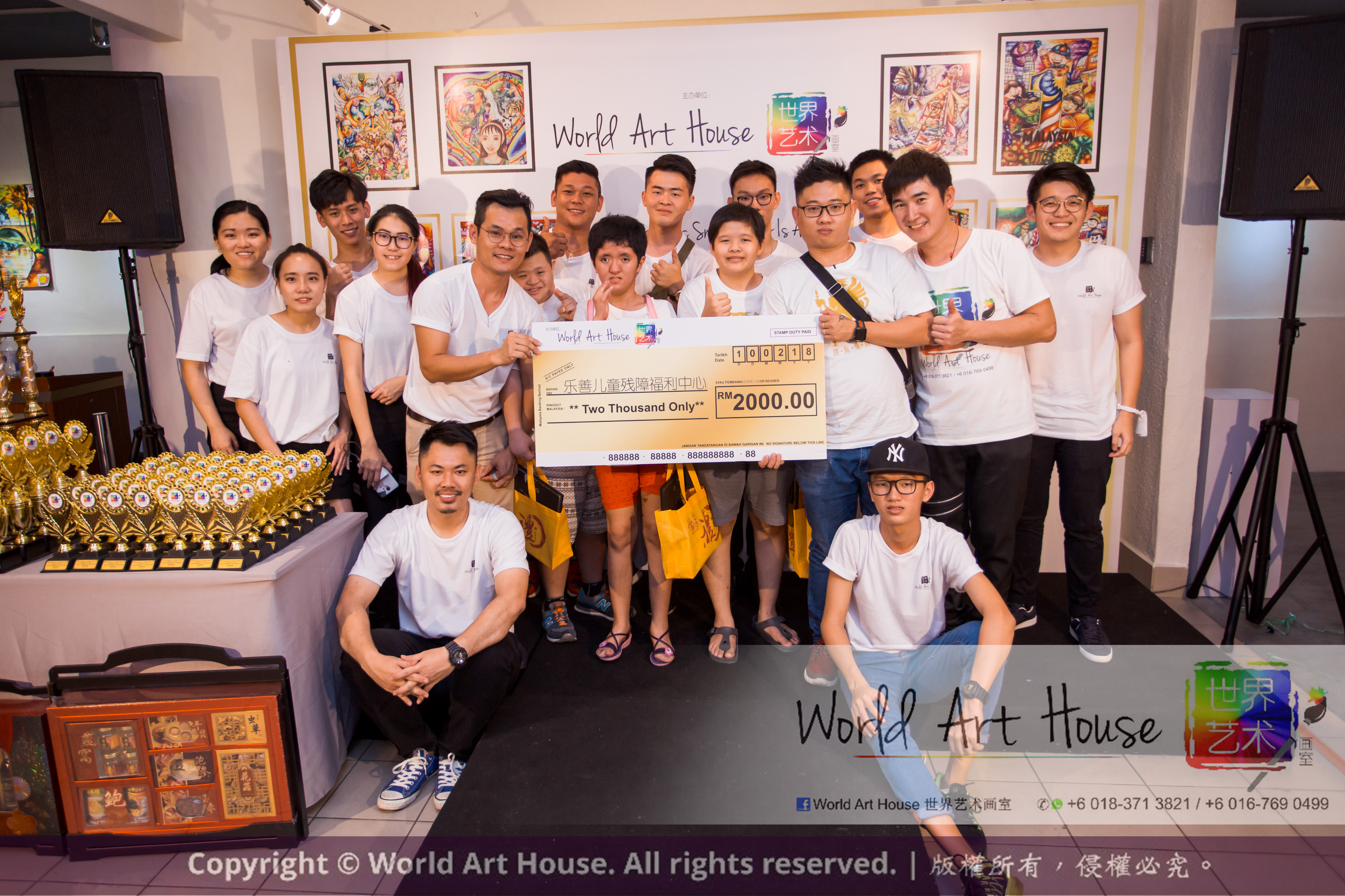 Malaysia Kota Damansara Petaling Jaya Kuala Lumpur Selangor Chinese New Year Charity Coloring Contest World Art House 世界艺术画室 and 1 Utama Shopping JinYeYe Effye Media C040