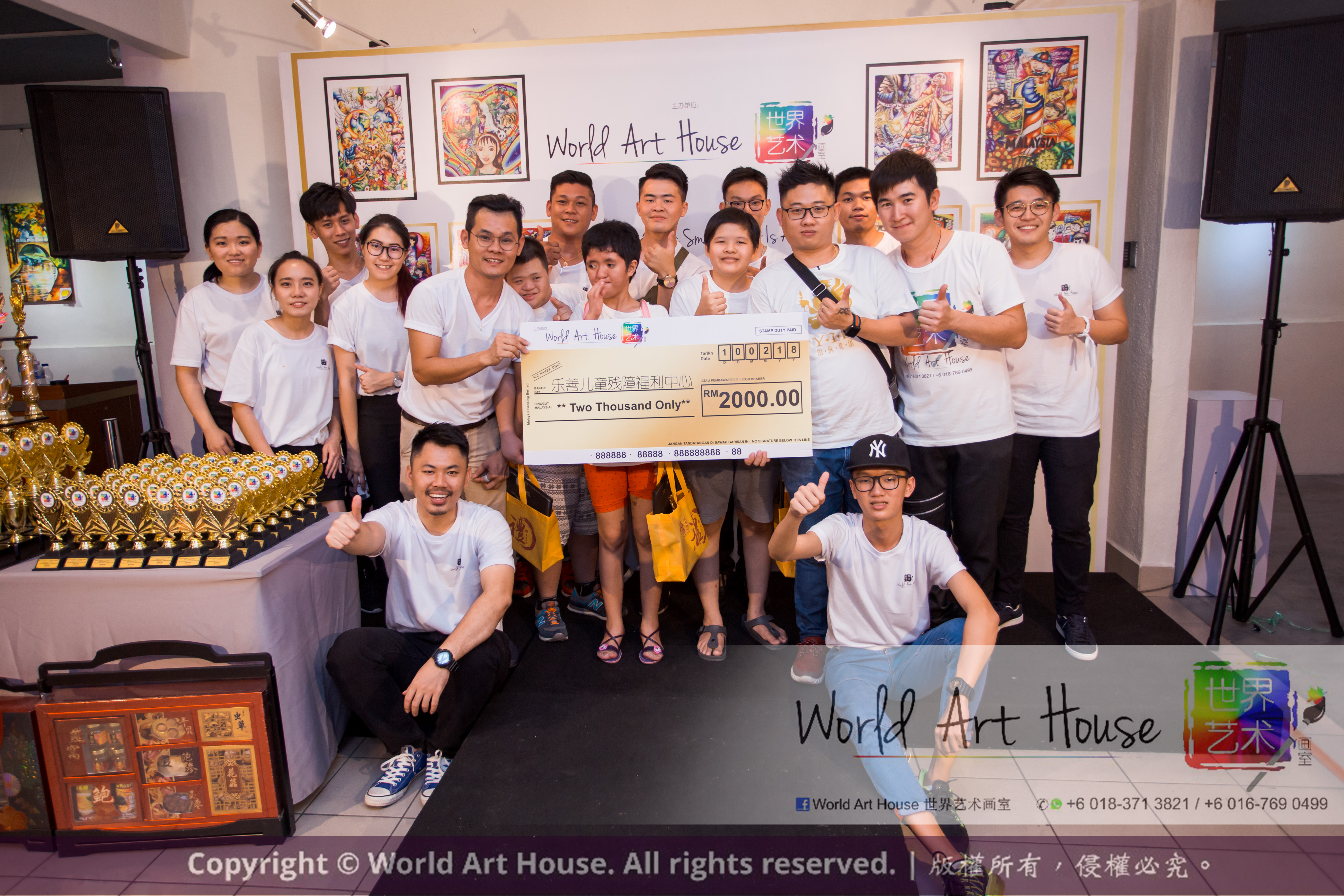 Malaysia Kota Damansara Petaling Jaya Kuala Lumpur Selangor Chinese New Year Charity Coloring Contest World Art House 世界艺术画室 and 1 Utama Shopping JinYeYe Effye Media C042