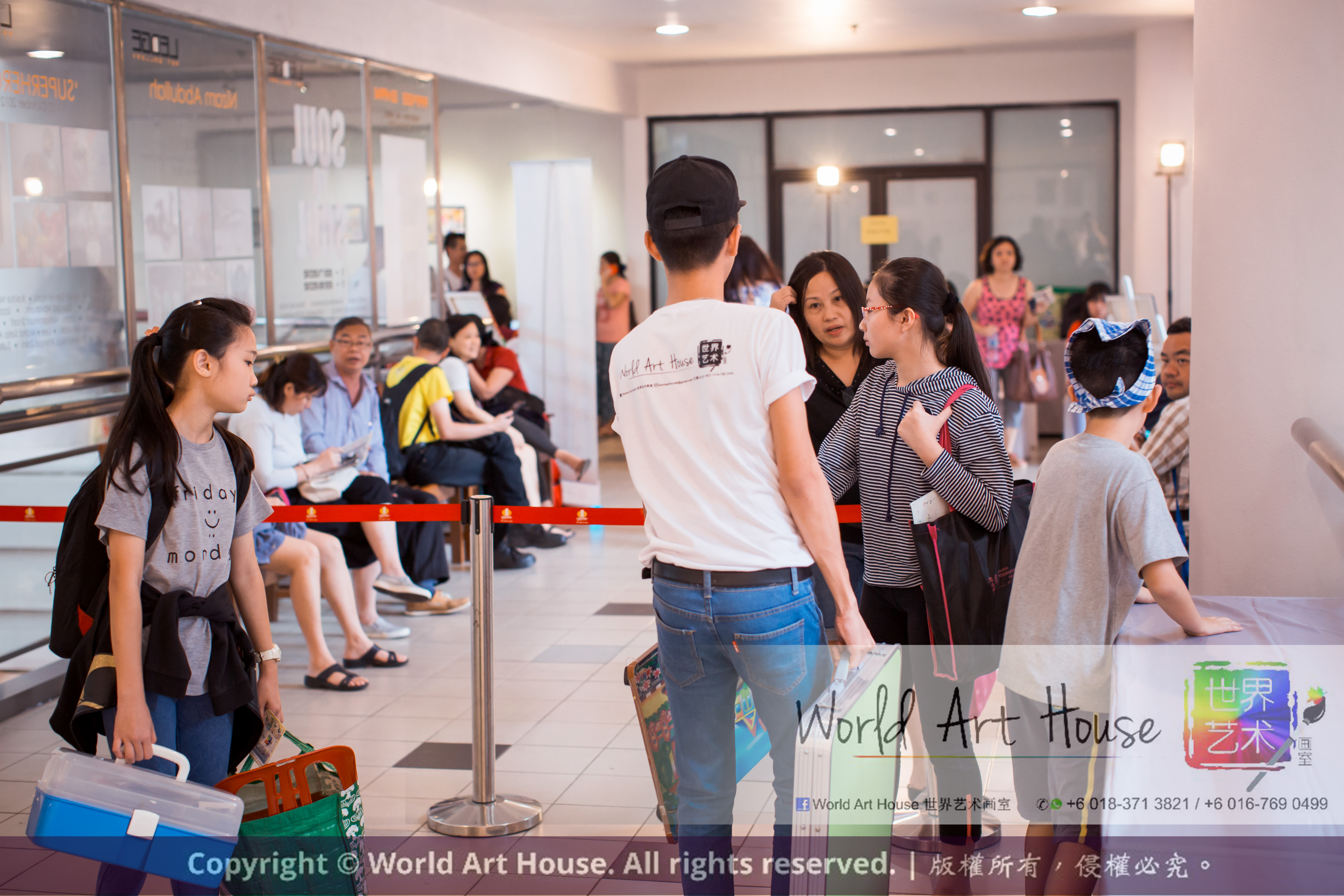 Malaysia Kota Damansara Petaling Jaya Kuala Lumpur Selangor Chinese New Year Charity Coloring Contest World Art House 世界艺术画室 and 1 Utama Shopping JinYeYe Effye Media C051