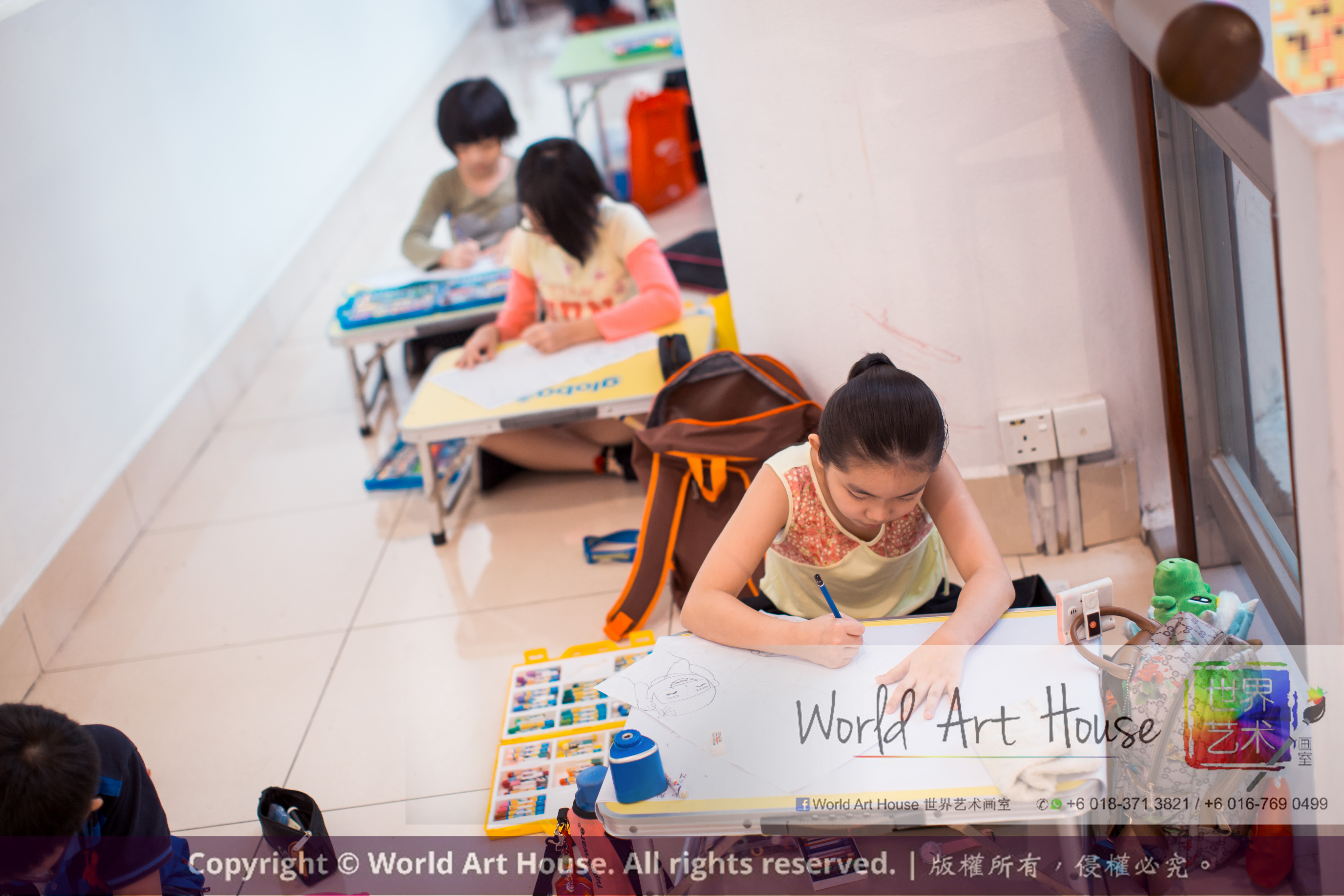 Malaysia Kota Damansara Petaling Jaya Kuala Lumpur Selangor Chinese New Year Charity Coloring Contest World Art House 世界艺术画室 and 1 Utama Shopping JinYeYe Effye Media C055