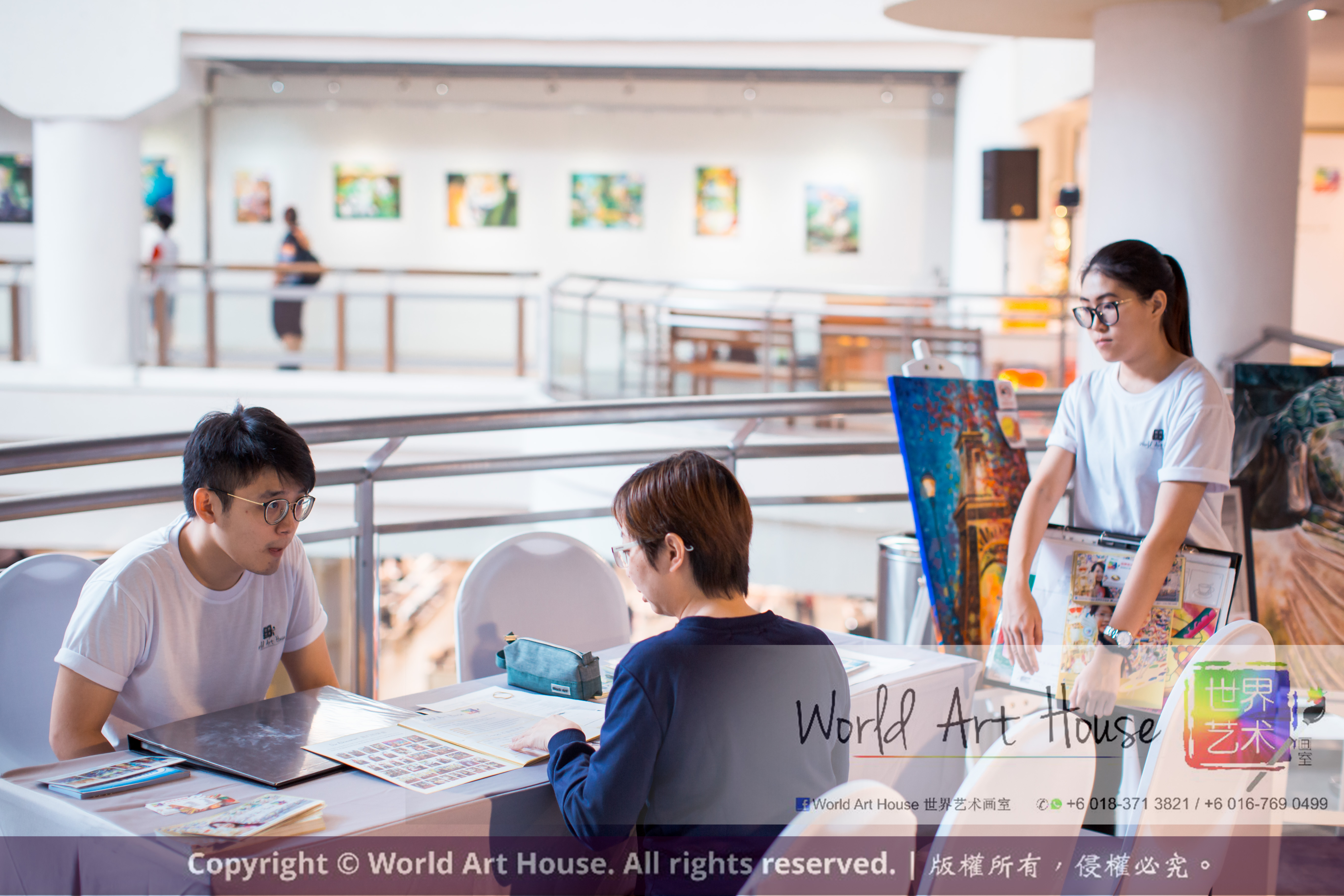 Malaysia Kota Damansara Petaling Jaya Kuala Lumpur Selangor Chinese New Year Charity Coloring Contest World Art House 世界艺术画室 and 1 Utama Shopping JinYeYe Effye Media C069