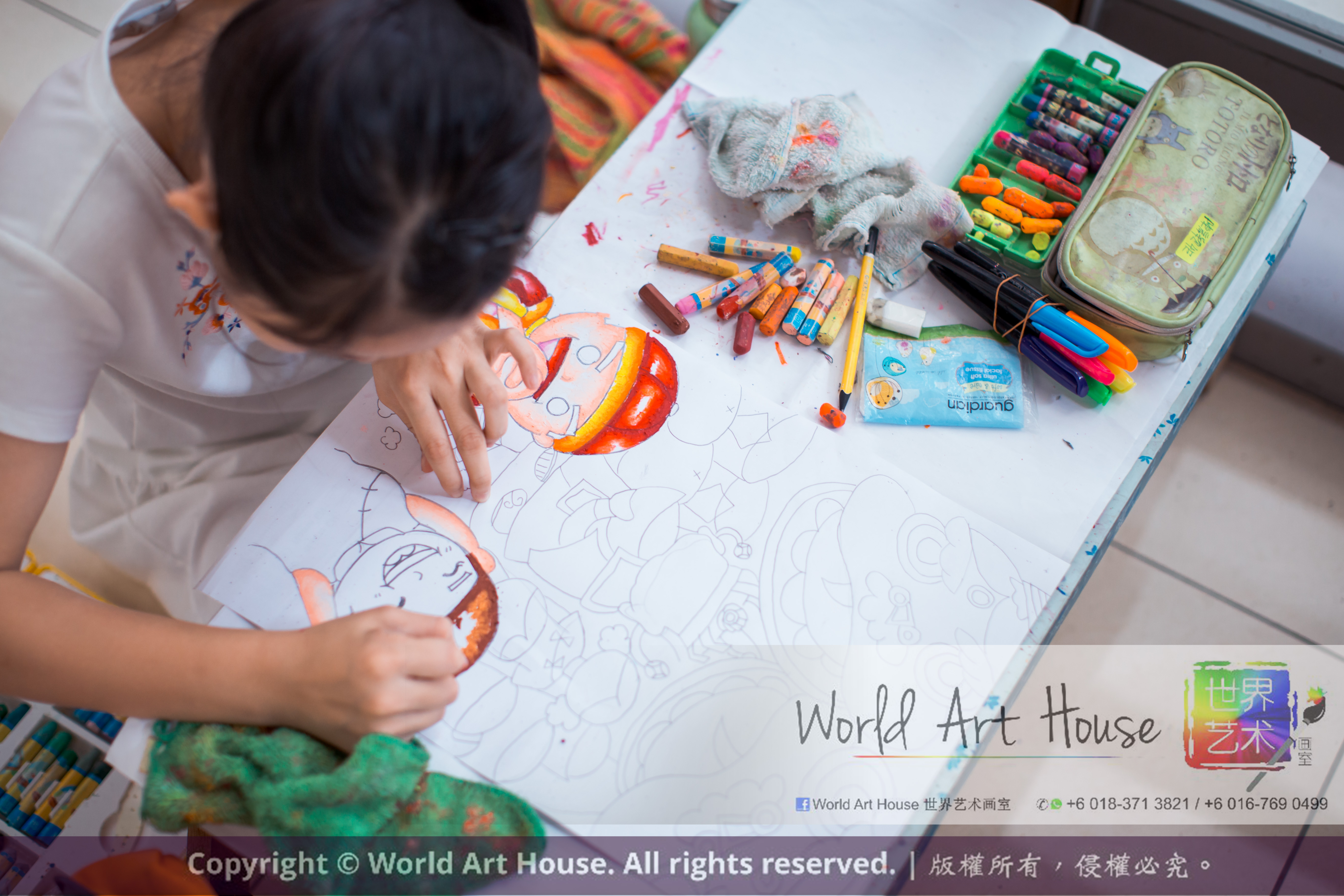 Malaysia Kota Damansara Petaling Jaya Kuala Lumpur Selangor Chinese New Year Charity Coloring Contest World Art House 世界艺术画室 and 1 Utama Shopping JinYeYe Effye Media C076