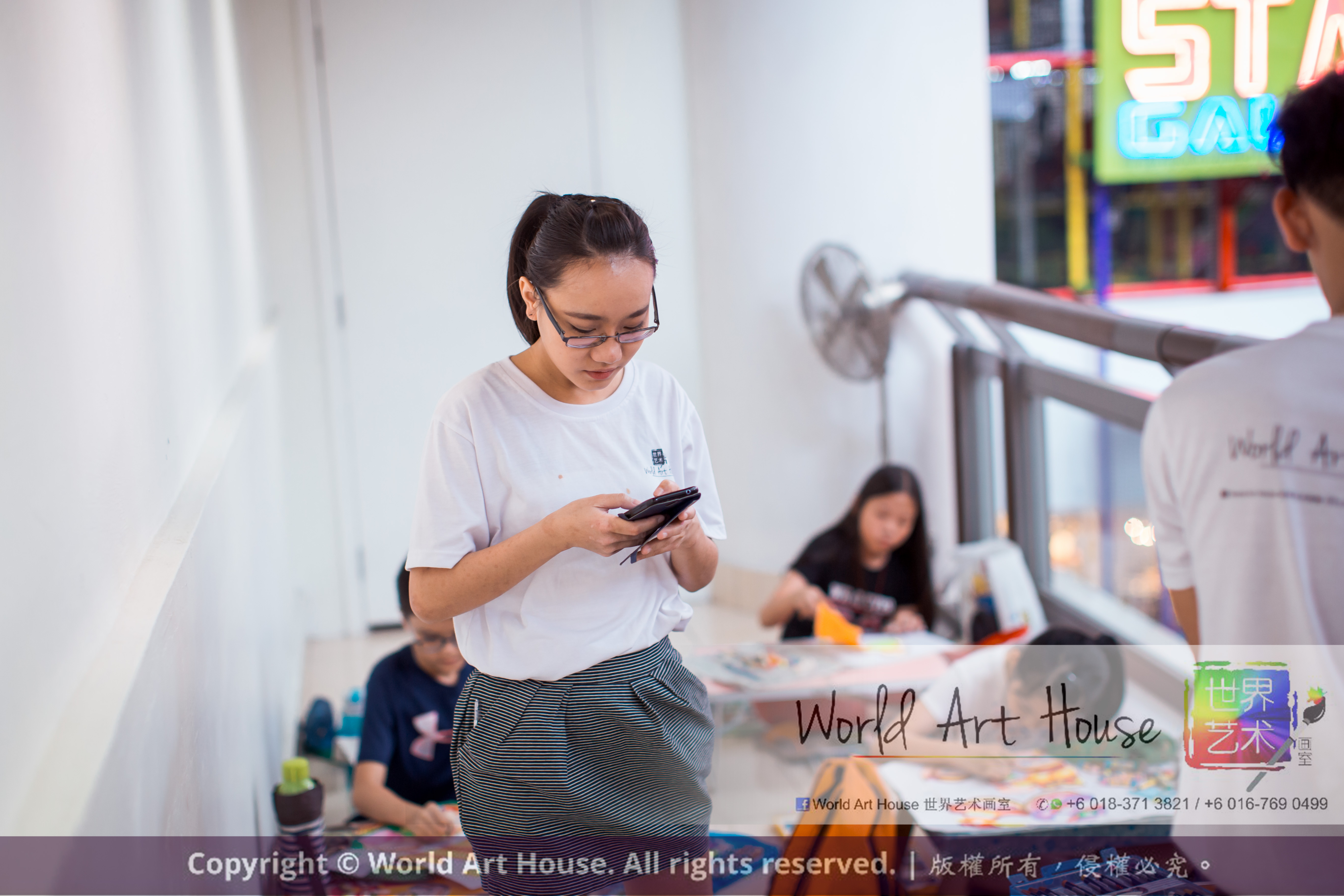 Malaysia Kota Damansara Petaling Jaya Kuala Lumpur Selangor Chinese New Year Charity Coloring Contest World Art House 世界艺术画室 and 1 Utama Shopping JinYeYe Effye Media C082