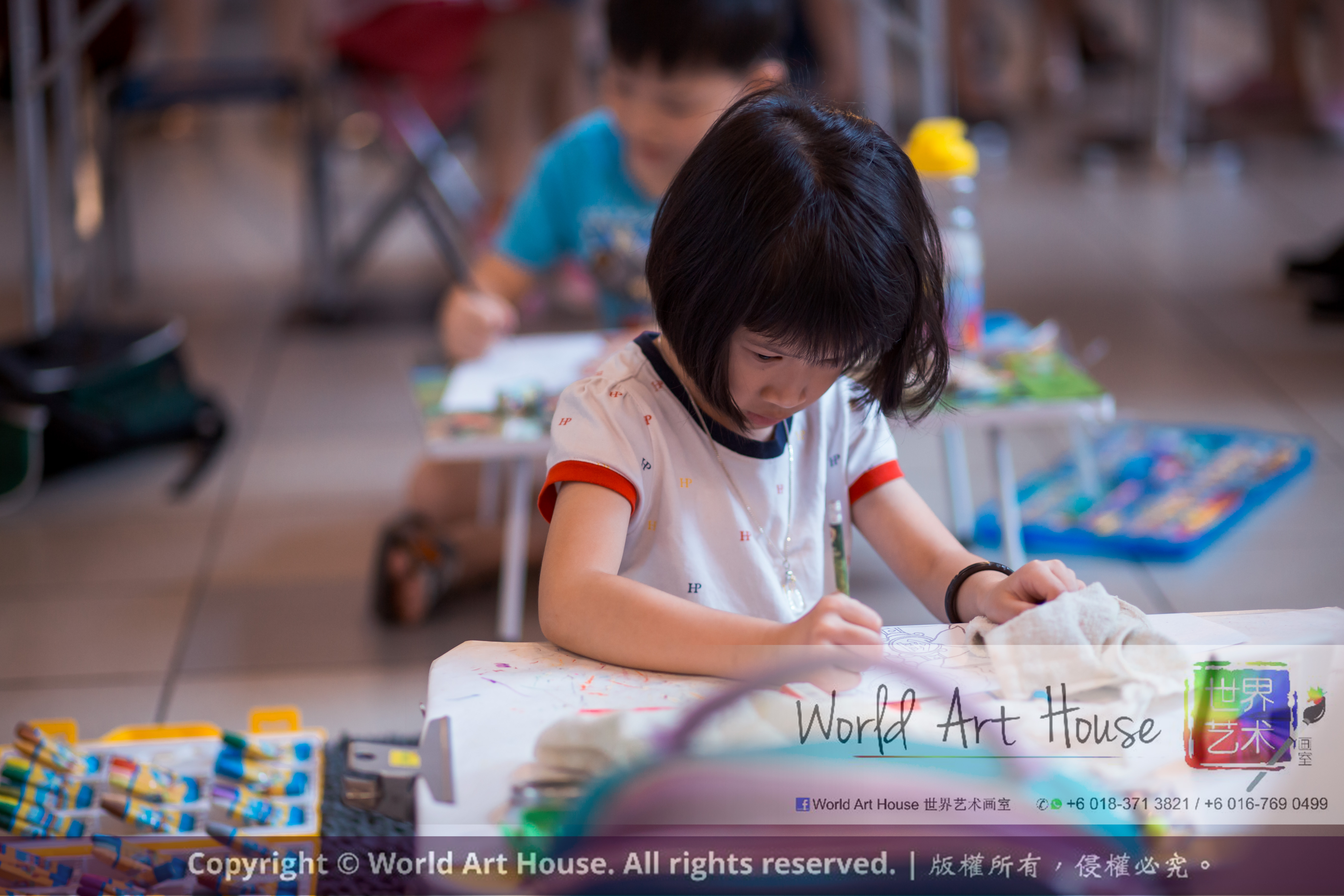 Malaysia Kota Damansara Petaling Jaya Kuala Lumpur Selangor Chinese New Year Charity Coloring Contest World Art House 世界艺术画室 and 1 Utama Shopping JinYeYe Effye Media A030