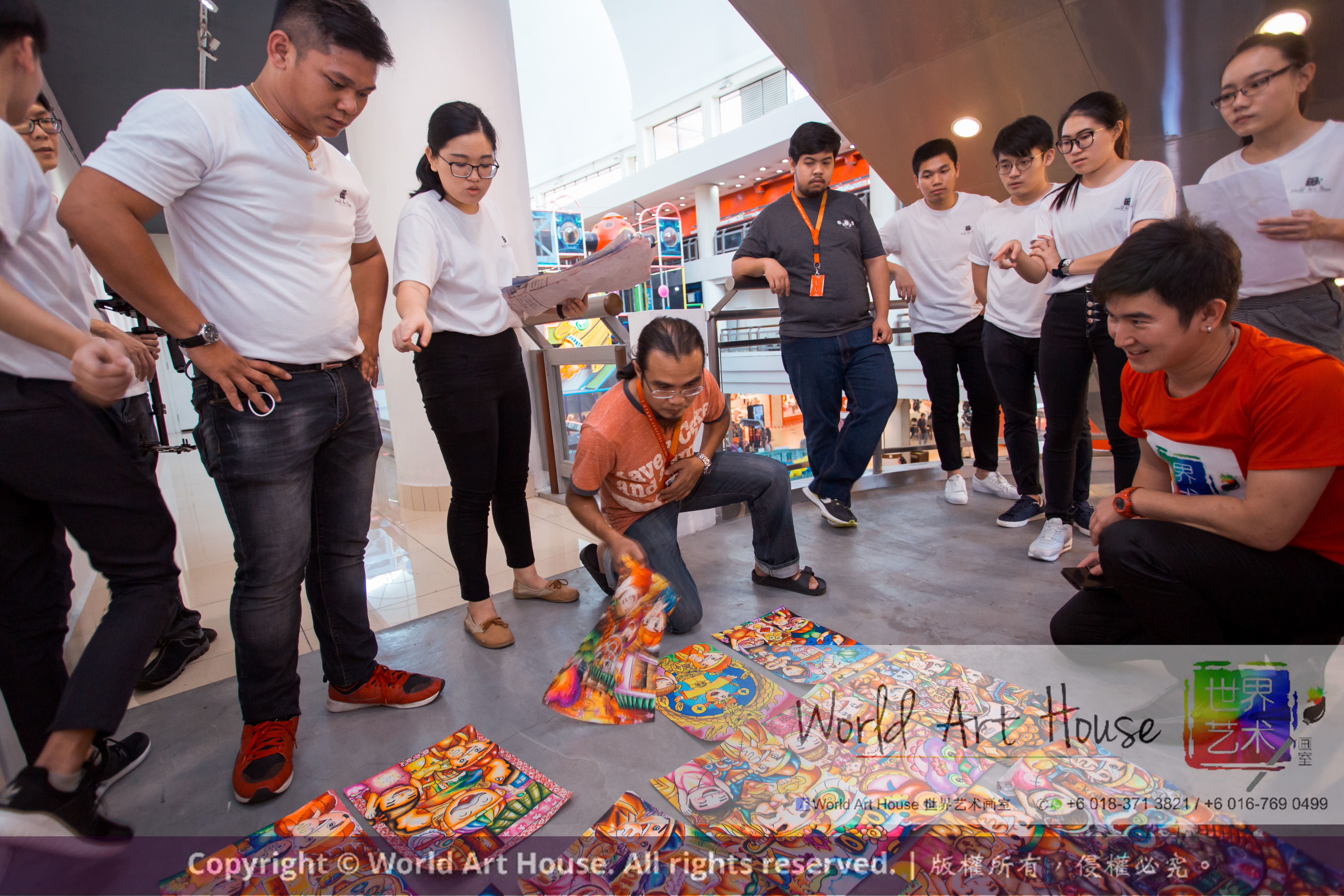 Malaysia Kota Damansara Petaling Jaya Kuala Lumpur Selangor Chinese New Year Charity Coloring Contest World Art House 世界艺术画室 and 1 Utama Shopping JinYeYe Effye Media D006