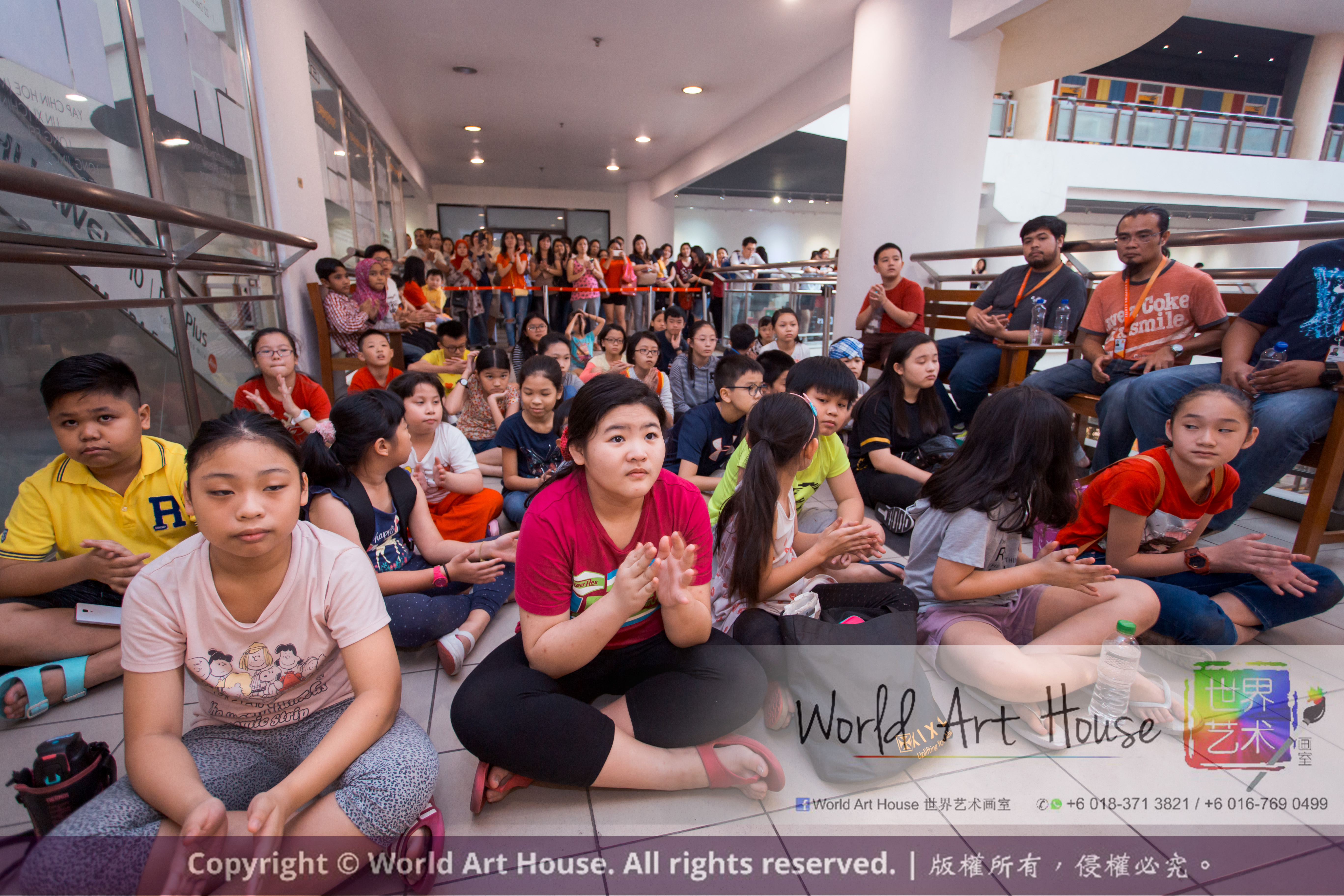 Malaysia Kota Damansara Petaling Jaya Kuala Lumpur Selangor Chinese New Year Charity Coloring Contest World Art House 世界艺术画室 and 1 Utama Shopping JinYeYe Effye Media D014