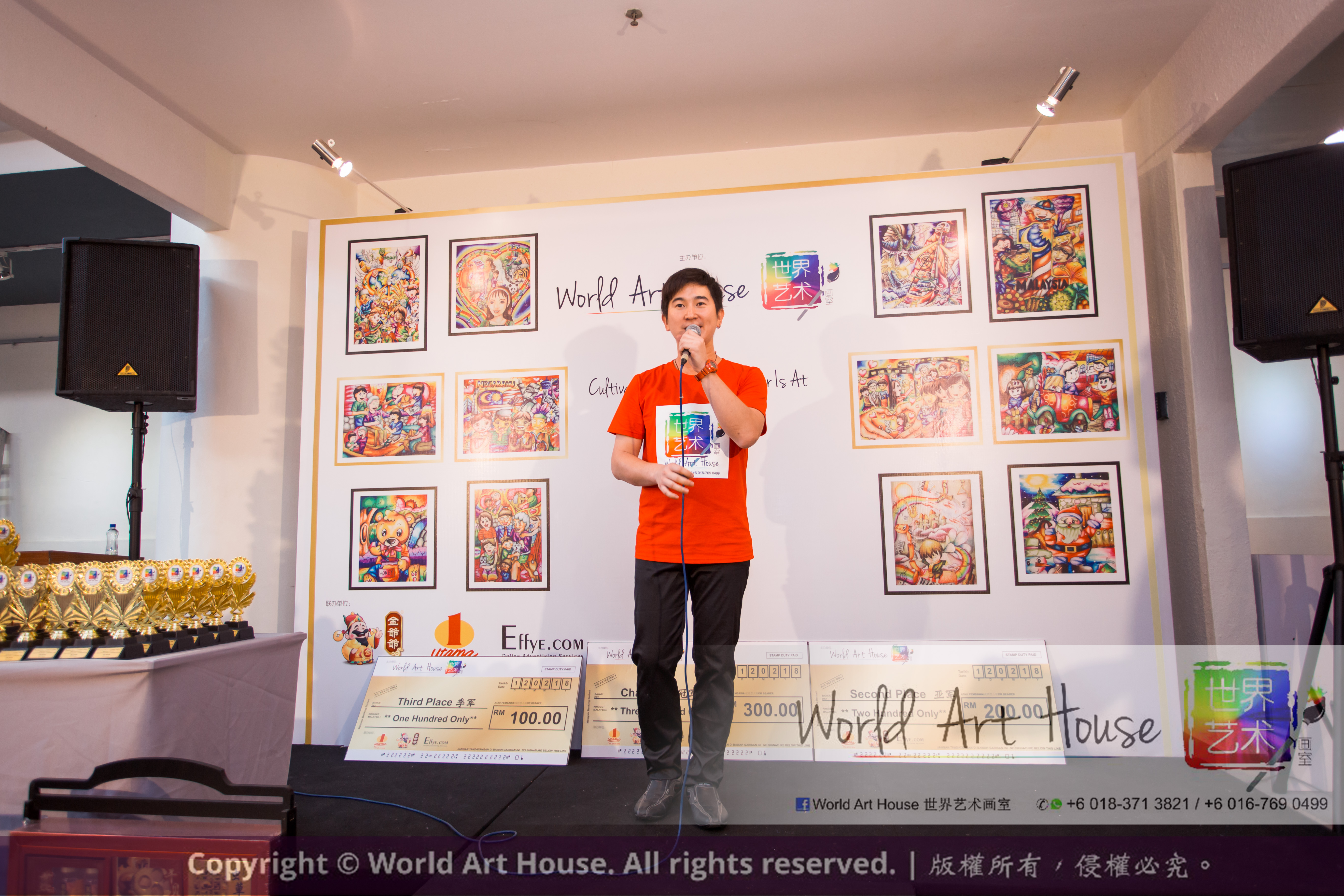 Malaysia Kota Damansara Petaling Jaya Kuala Lumpur Selangor Chinese New Year Charity Coloring Contest World Art House 世界艺术画室 and 1 Utama Shopping JinYeYe Effye Media D017
