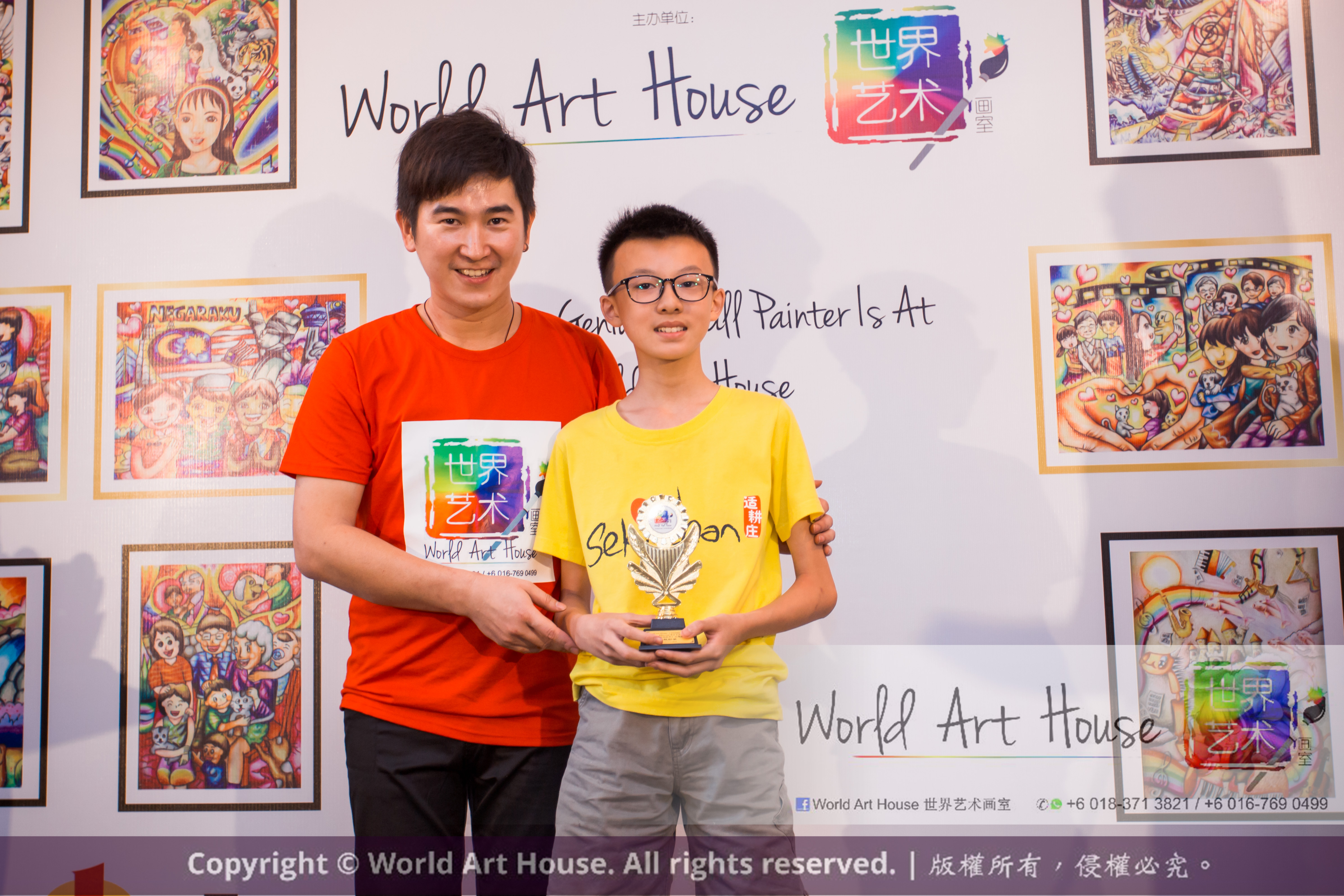 Malaysia Kota Damansara Petaling Jaya Kuala Lumpur Selangor Chinese New Year Charity Coloring Contest World Art House 世界艺术画室 and 1 Utama Shopping JinYeYe Effye Media D022