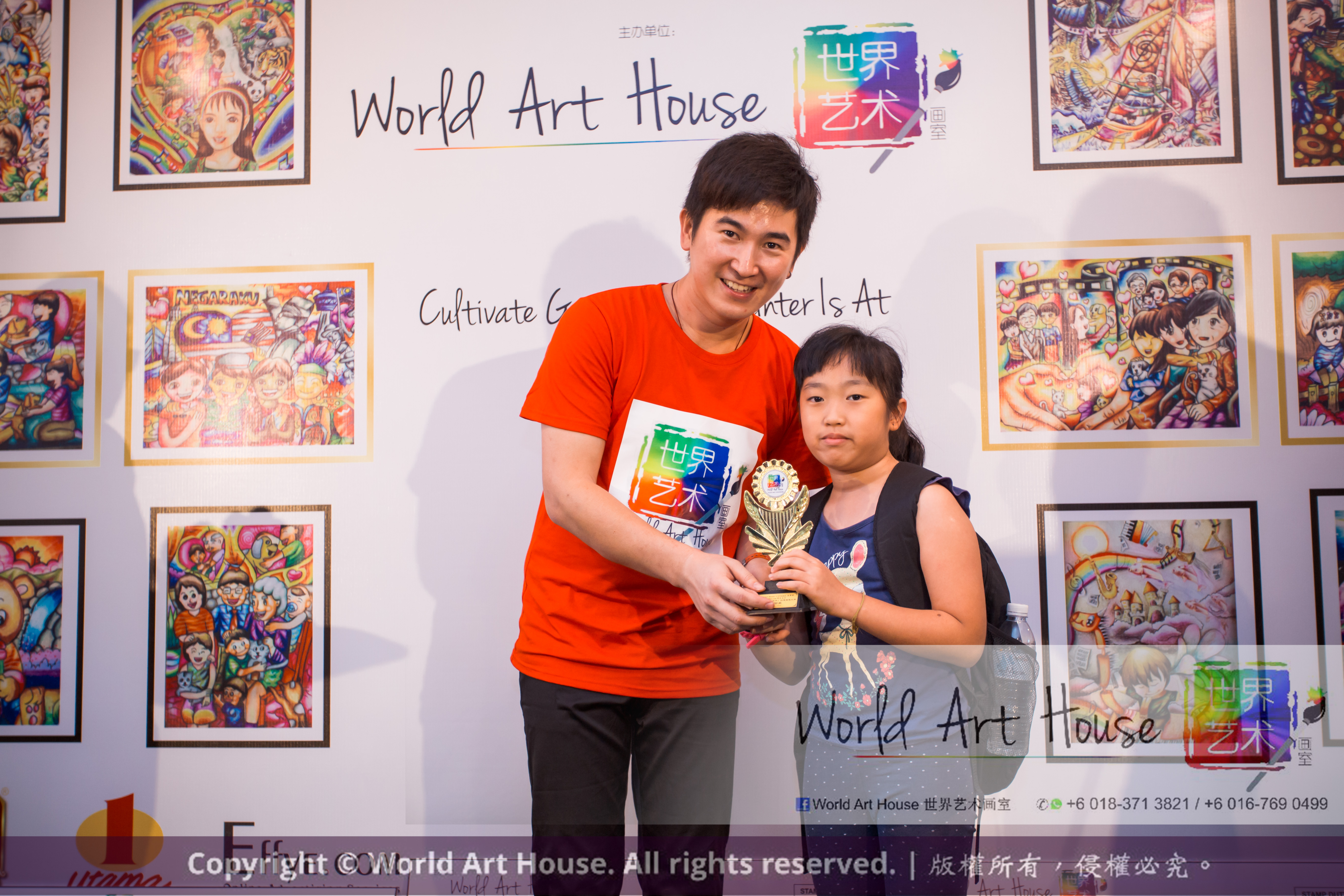 Malaysia Kota Damansara Petaling Jaya Kuala Lumpur Selangor Chinese New Year Charity Coloring Contest World Art House 世界艺术画室 and 1 Utama Shopping JinYeYe Effye Media D024