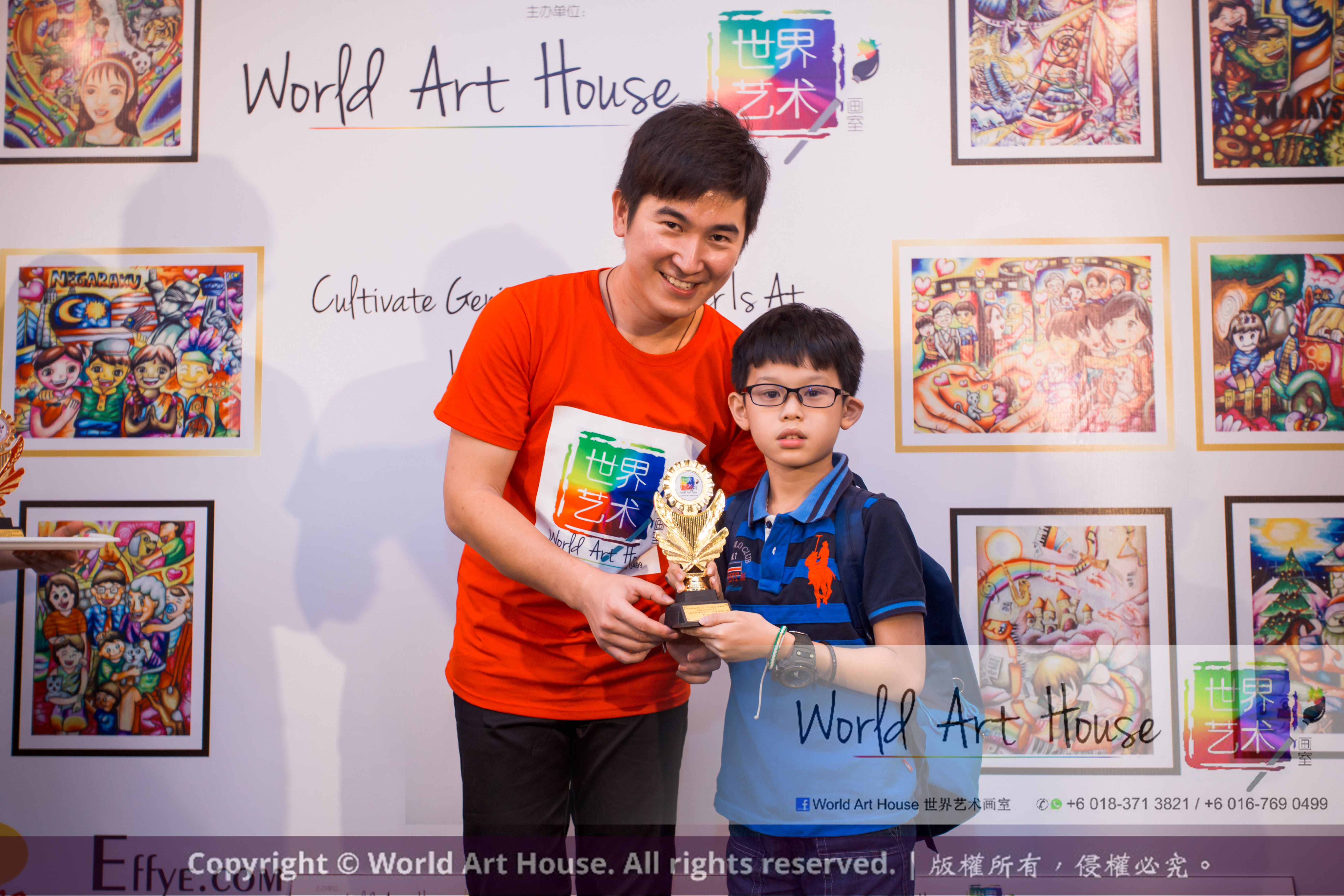 Malaysia Kota Damansara Petaling Jaya Kuala Lumpur Selangor Chinese New Year Charity Coloring Contest World Art House 世界艺术画室 and 1 Utama Shopping JinYeYe Effye Media D030