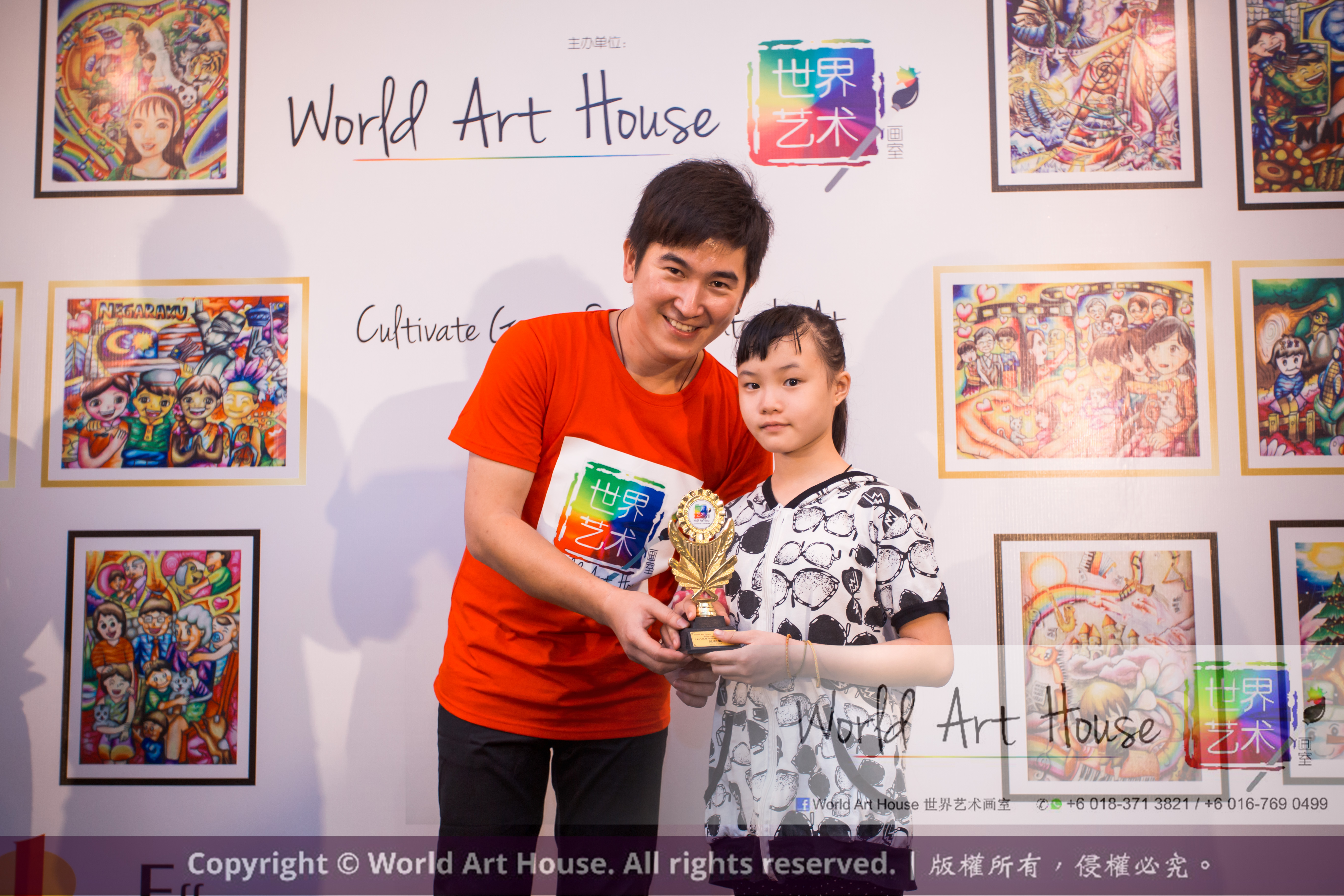 Malaysia Kota Damansara Petaling Jaya Kuala Lumpur Selangor Chinese New Year Charity Coloring Contest World Art House 世界艺术画室 and 1 Utama Shopping JinYeYe Effye Media D031