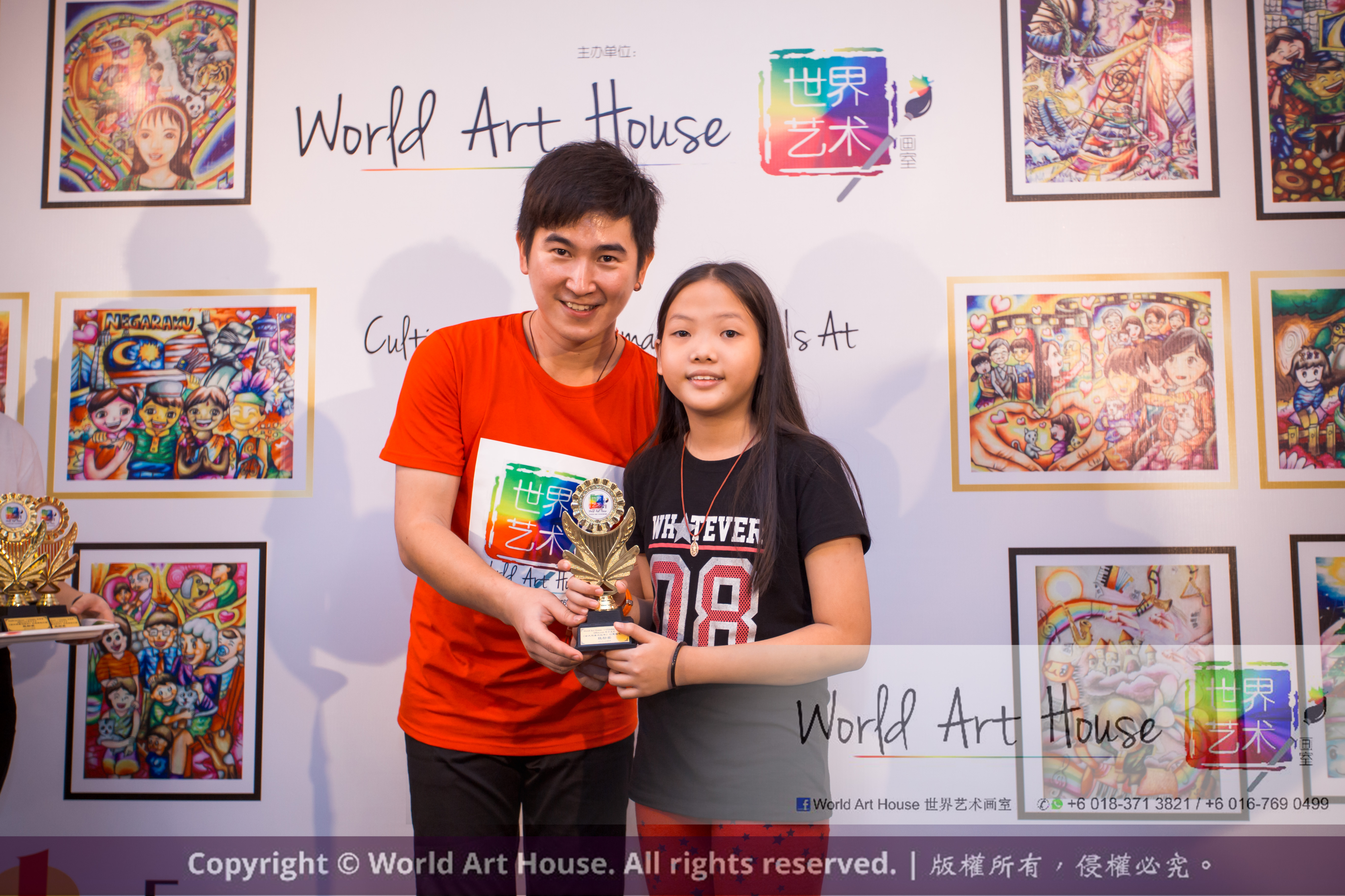 Malaysia Kota Damansara Petaling Jaya Kuala Lumpur Selangor Chinese New Year Charity Coloring Contest World Art House 世界艺术画室 and 1 Utama Shopping JinYeYe Effye Media D032