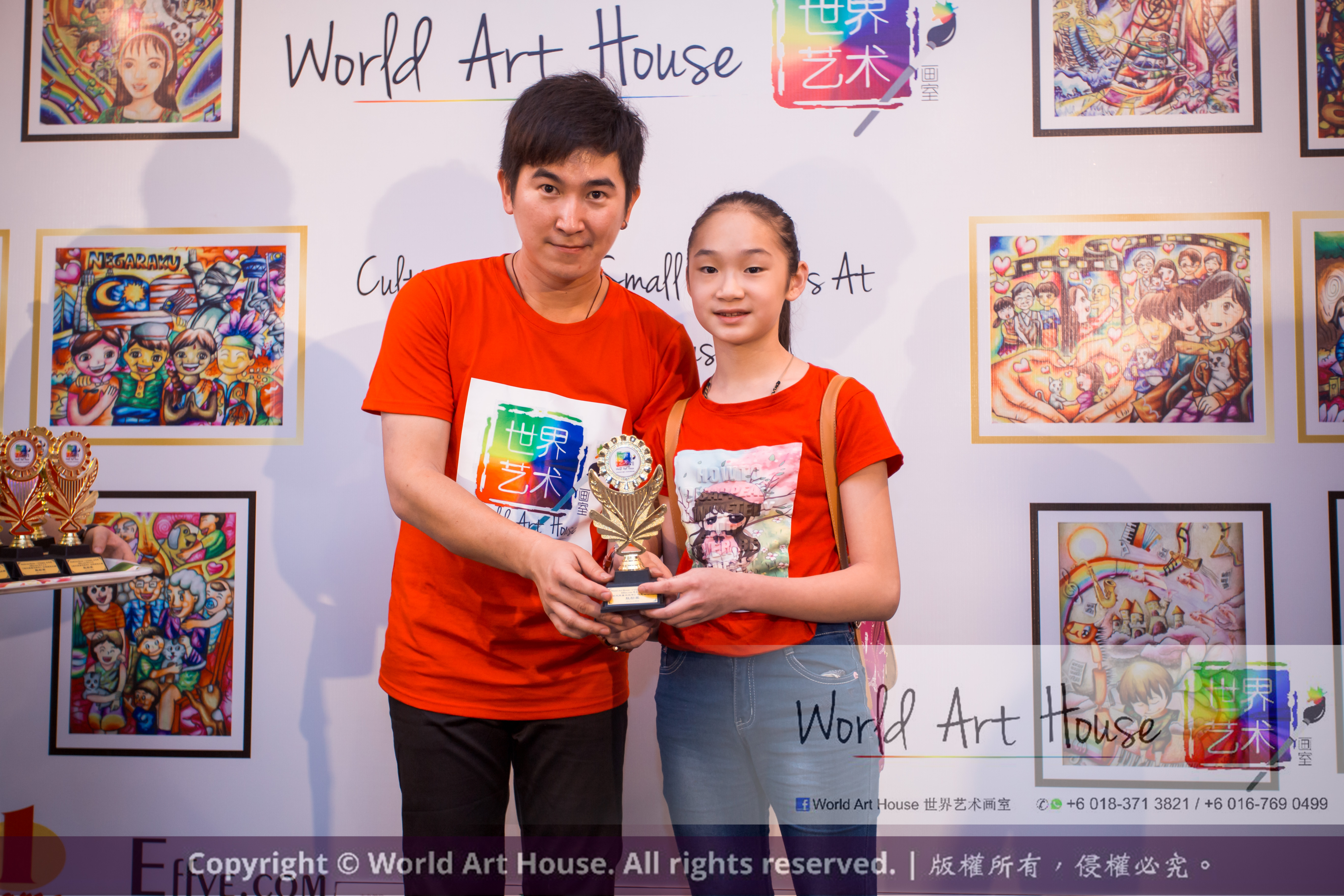 Malaysia Kota Damansara Petaling Jaya Kuala Lumpur Selangor Chinese New Year Charity Coloring Contest World Art House 世界艺术画室 and 1 Utama Shopping JinYeYe Effye Media D034
