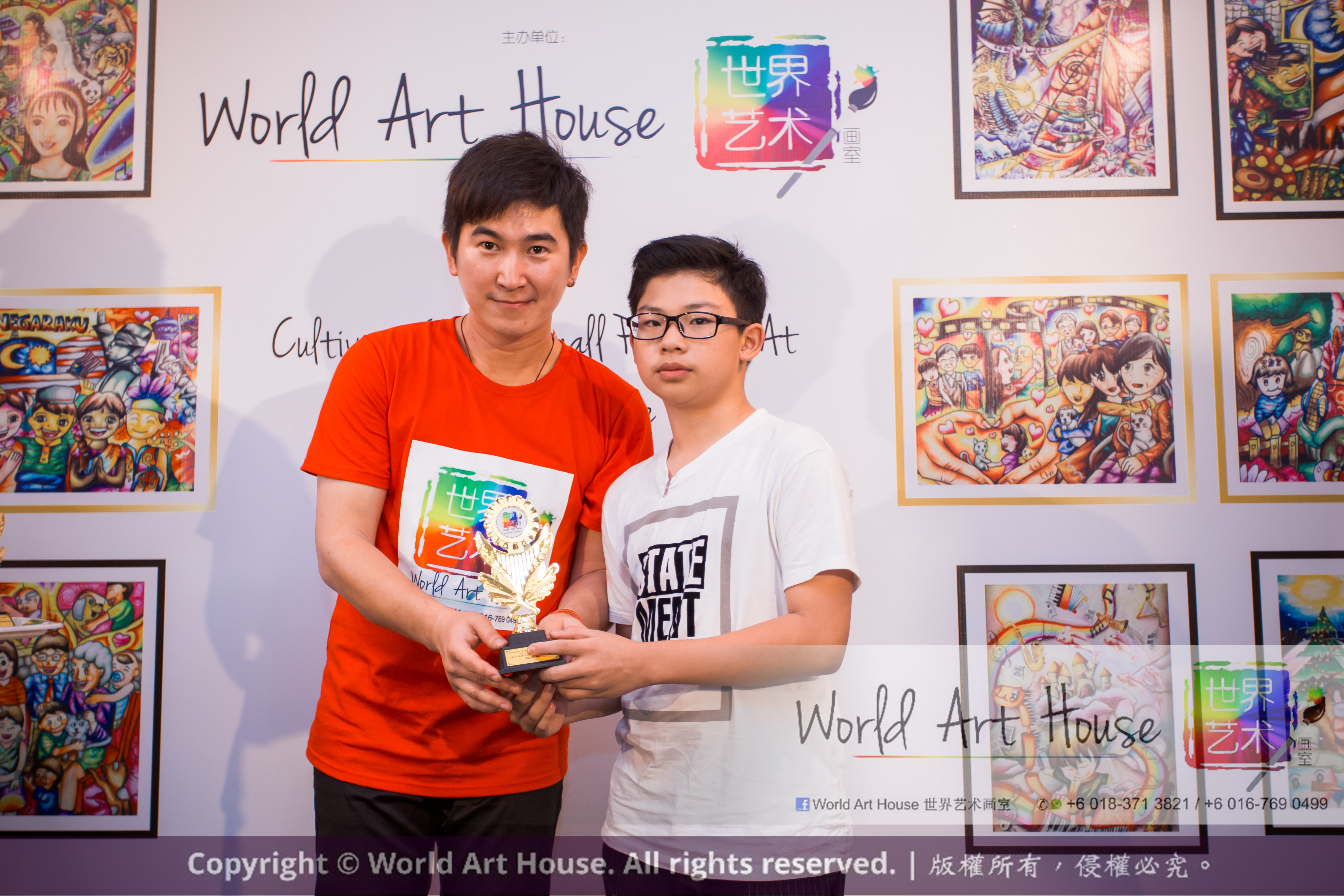 Malaysia Kota Damansara Petaling Jaya Kuala Lumpur Selangor Chinese New Year Charity Coloring Contest World Art House 世界艺术画室 and 1 Utama Shopping JinYeYe Effye Media D035