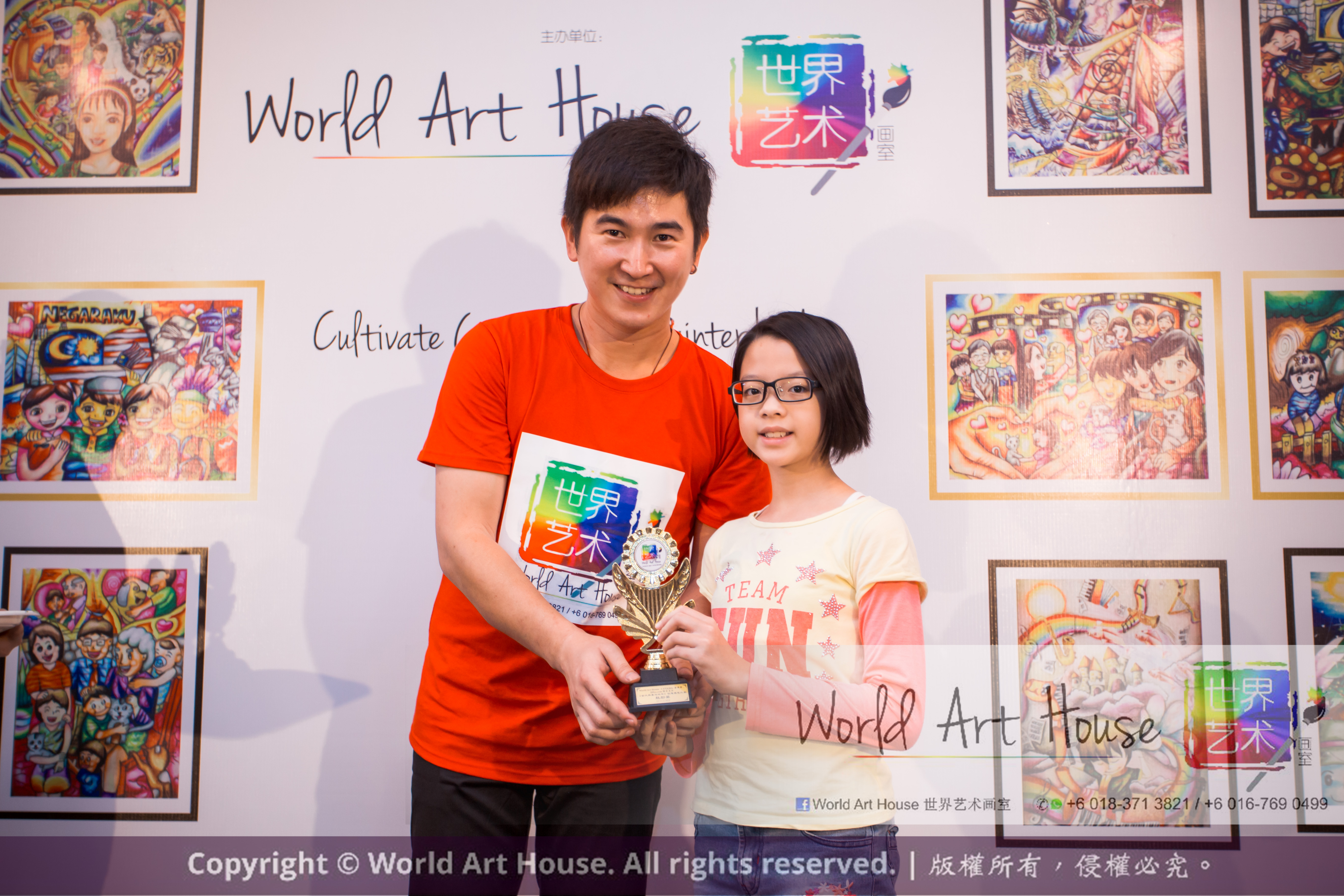 Malaysia Kota Damansara Petaling Jaya Kuala Lumpur Selangor Chinese New Year Charity Coloring Contest World Art House 世界艺术画室 and 1 Utama Shopping JinYeYe Effye Media D038