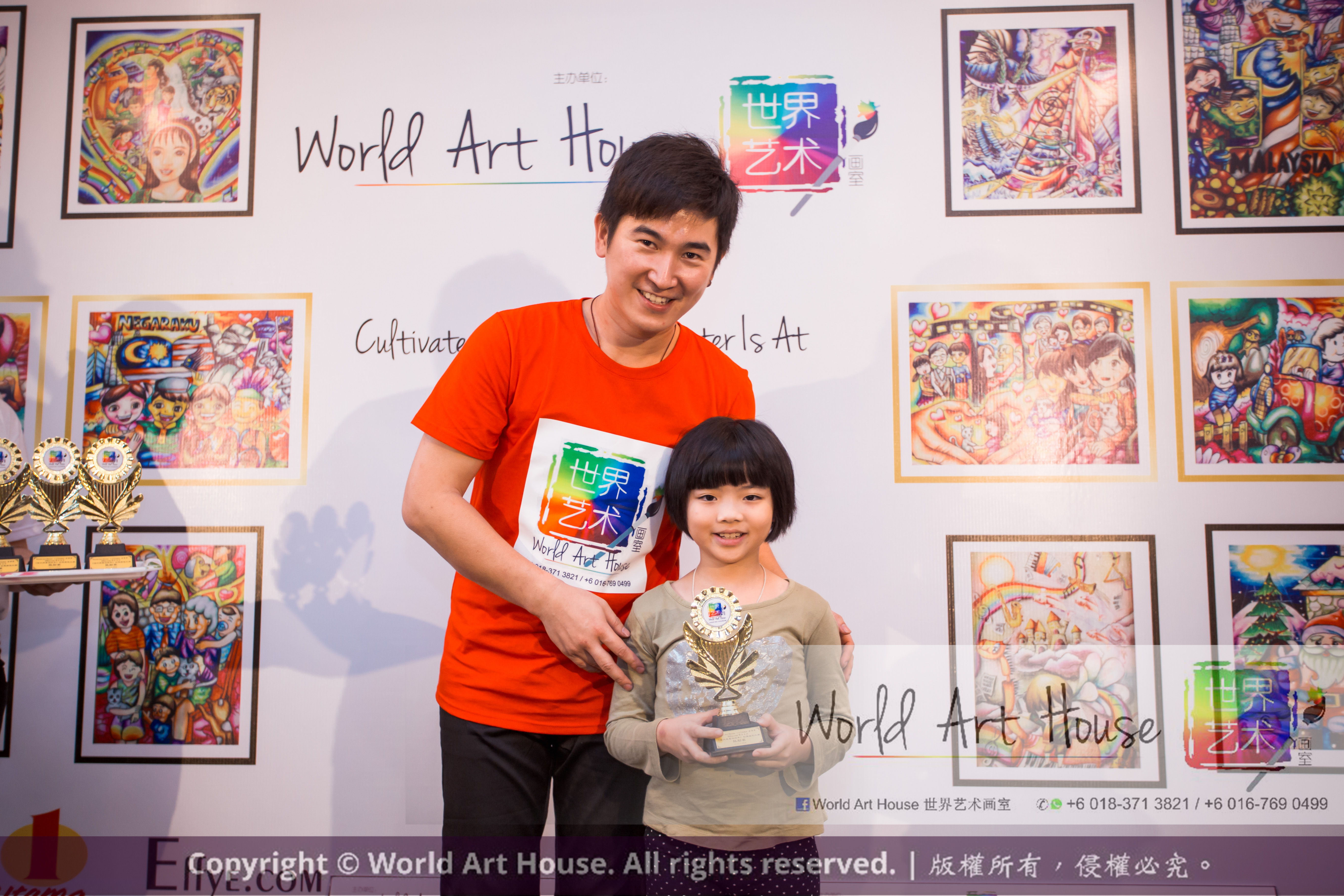 Malaysia Kota Damansara Petaling Jaya Kuala Lumpur Selangor Chinese New Year Charity Coloring Contest World Art House 世界艺术画室 and 1 Utama Shopping JinYeYe Effye Media D040