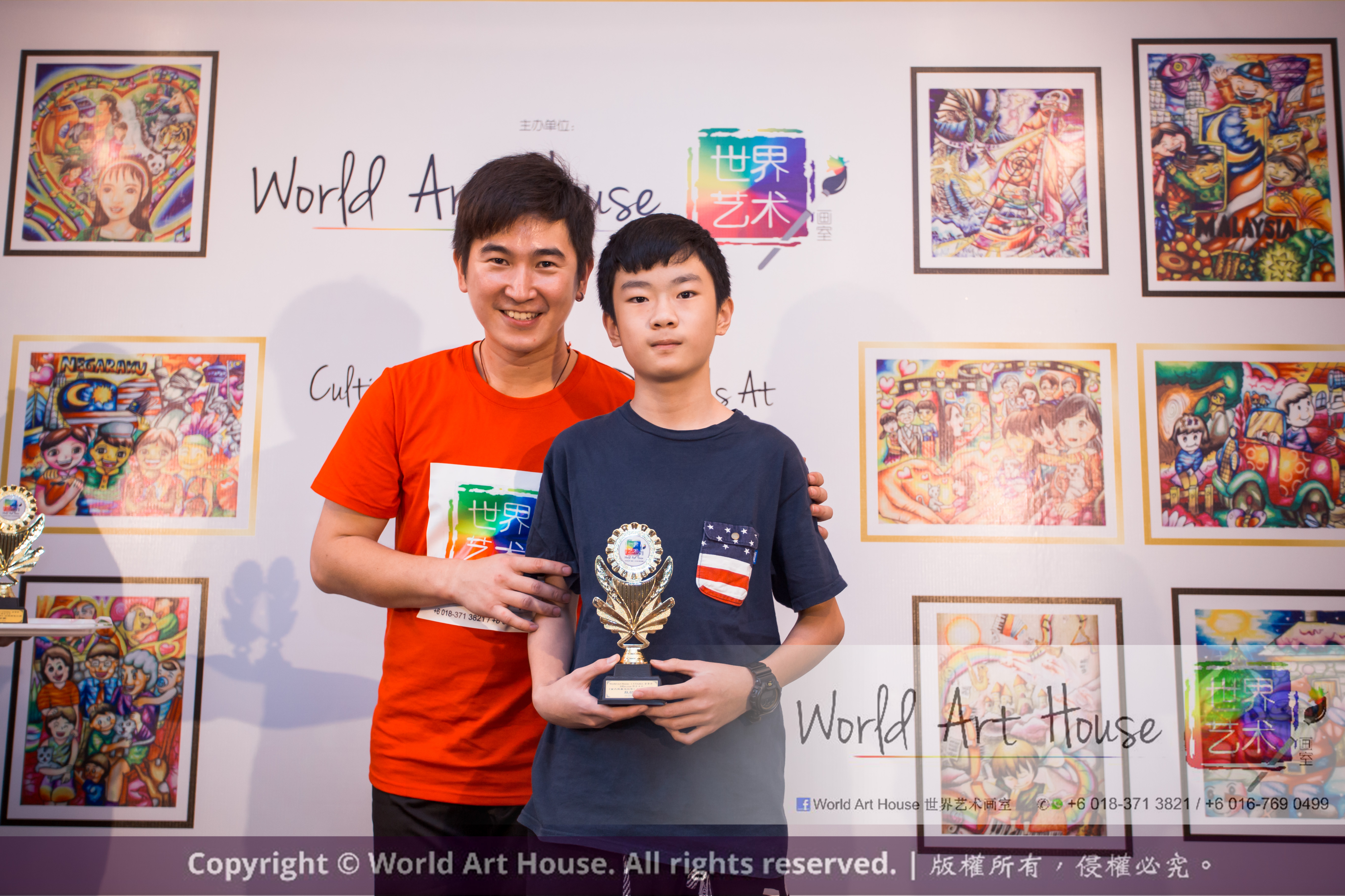 Malaysia Kota Damansara Petaling Jaya Kuala Lumpur Selangor Chinese New Year Charity Coloring Contest World Art House 世界艺术画室 and 1 Utama Shopping JinYeYe Effye Media D041