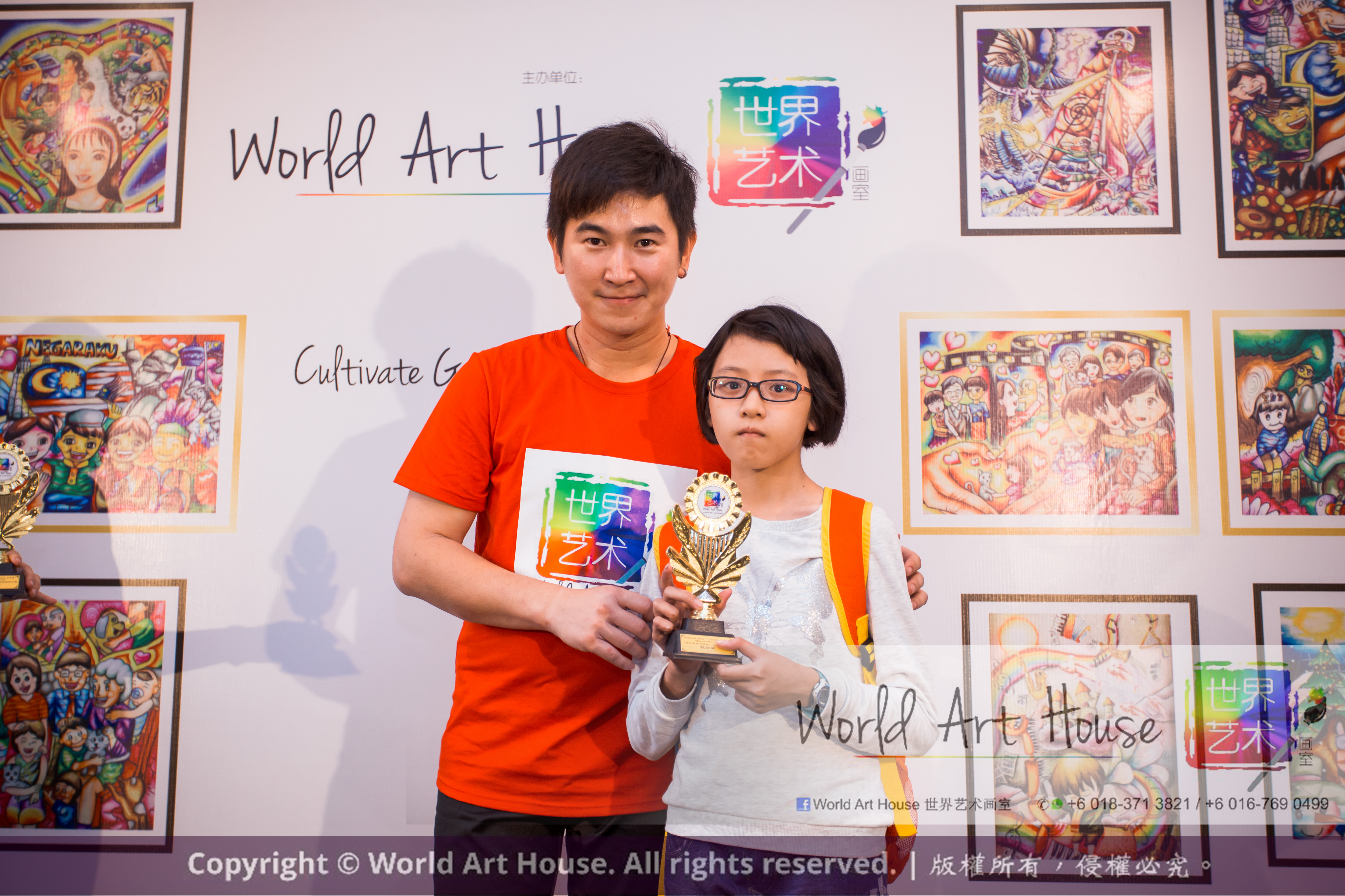 Malaysia Kota Damansara Petaling Jaya Kuala Lumpur Selangor Chinese New Year Charity Coloring Contest World Art House 世界艺术画室 and 1 Utama Shopping JinYeYe Effye Media D042