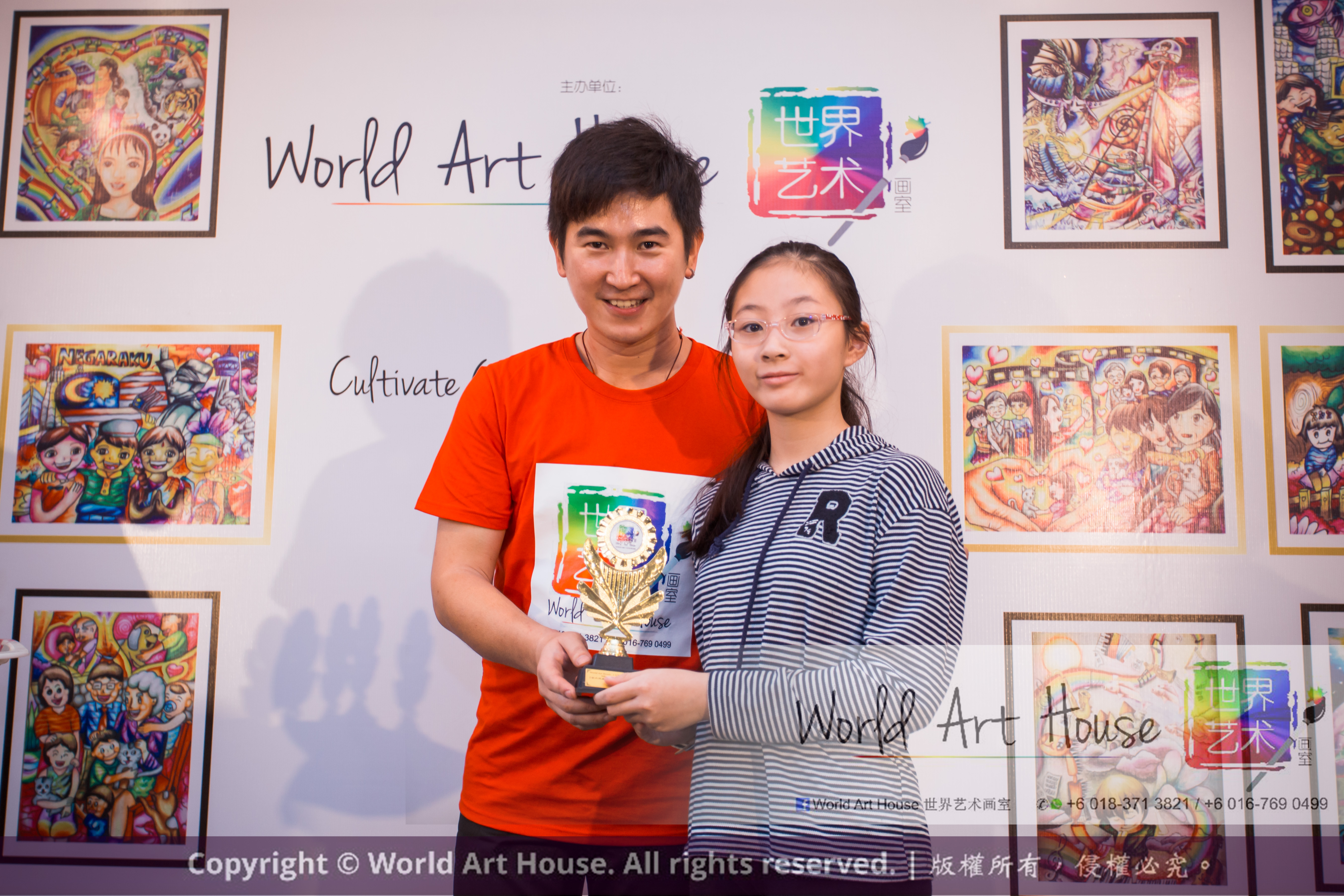 Malaysia Kota Damansara Petaling Jaya Kuala Lumpur Selangor Chinese New Year Charity Coloring Contest World Art House 世界艺术画室 and 1 Utama Shopping JinYeYe Effye Media D046
