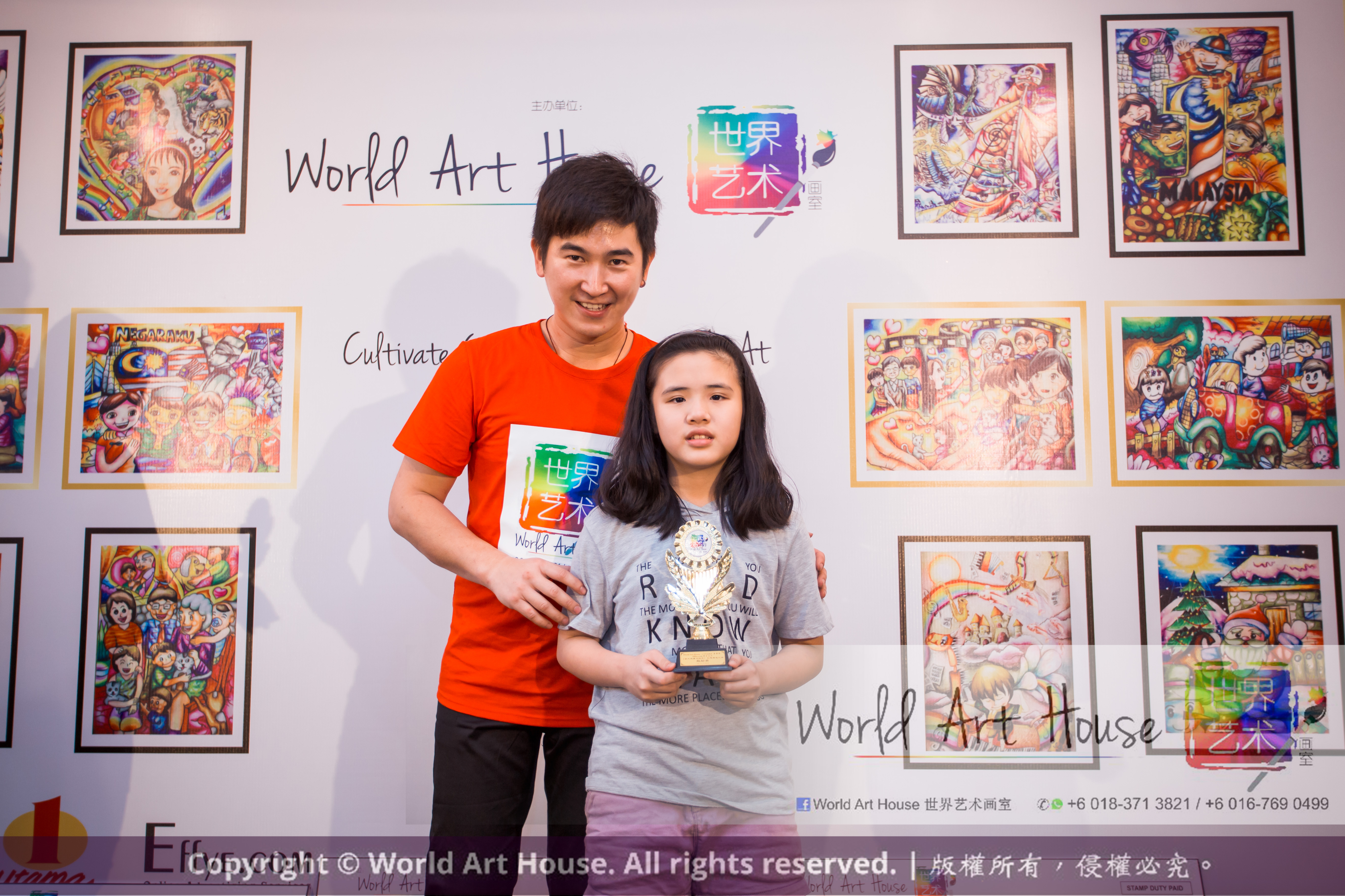 Malaysia Kota Damansara Petaling Jaya Kuala Lumpur Selangor Chinese New Year Charity Coloring Contest World Art House 世界艺术画室 and 1 Utama Shopping JinYeYe Effye Media D050