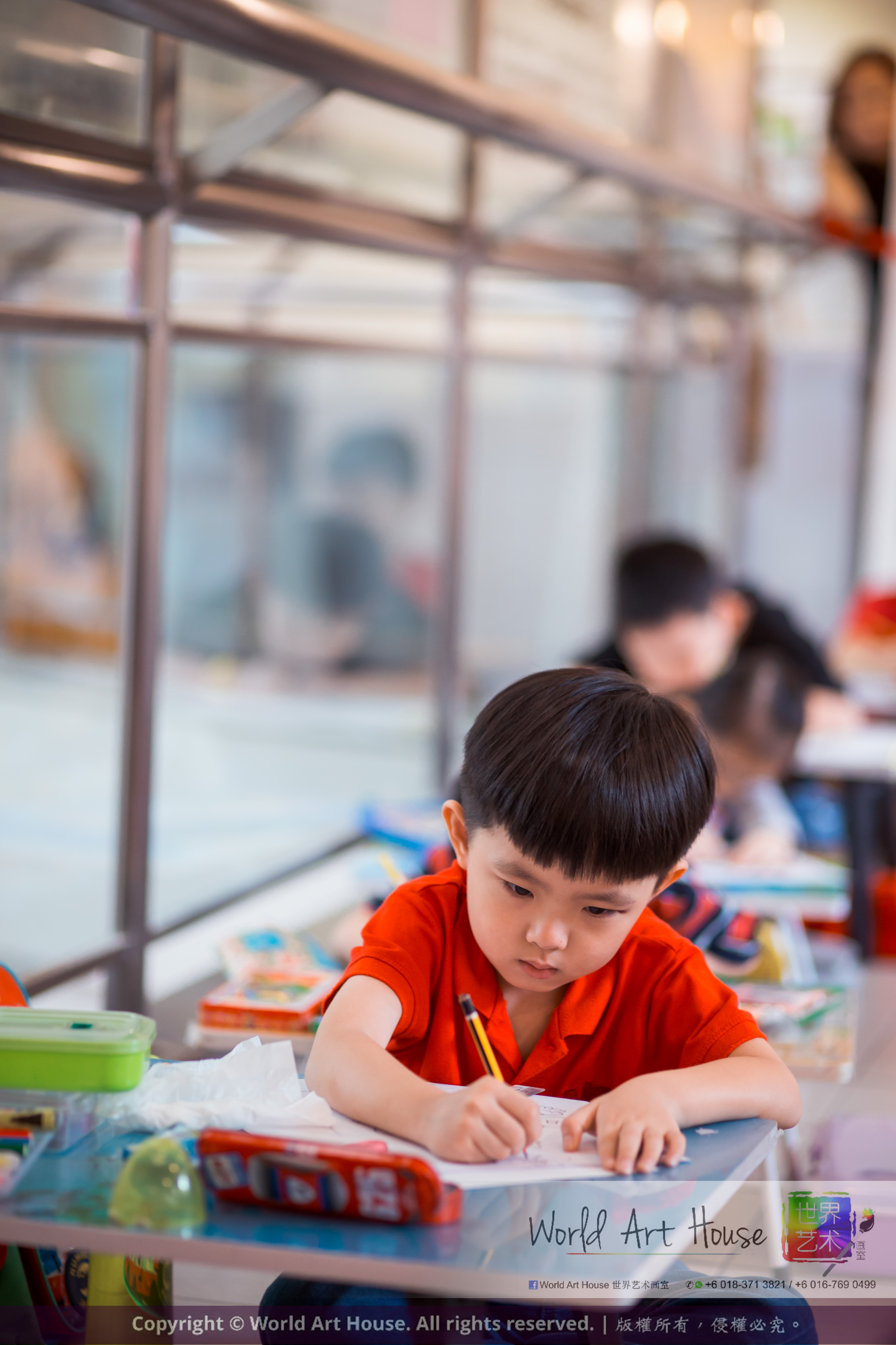Malaysia Kota Damansara Petaling Jaya Kuala Lumpur Selangor Chinese New Year Charity Coloring Contest World Art House 世界艺术画室 and 1 Utama Shopping JinYeYe Effye Media A036