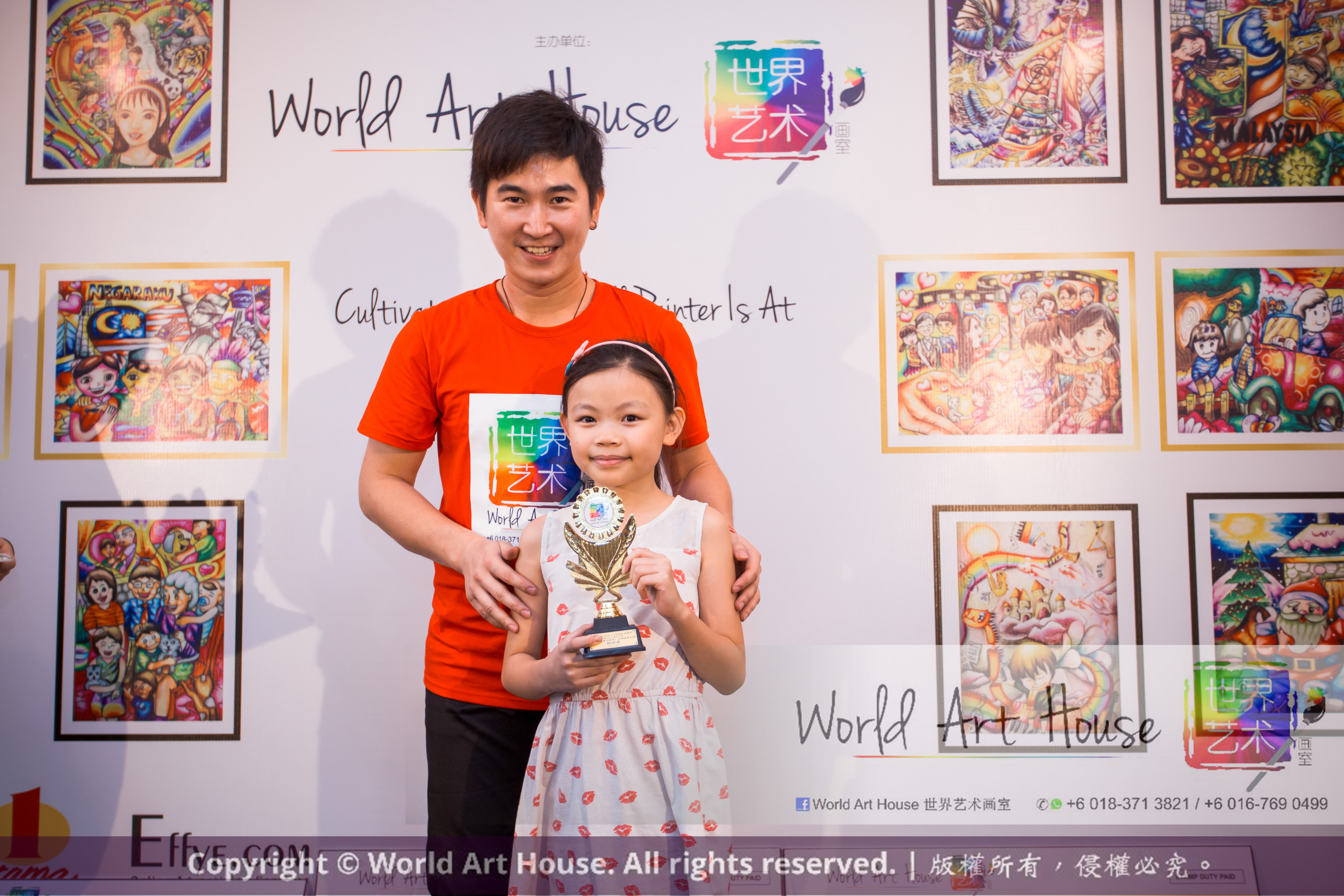 Malaysia Kota Damansara Petaling Jaya Kuala Lumpur Selangor Chinese New Year Charity Coloring Contest World Art House 世界艺术画室 and 1 Utama Shopping JinYeYe Effye Media D051