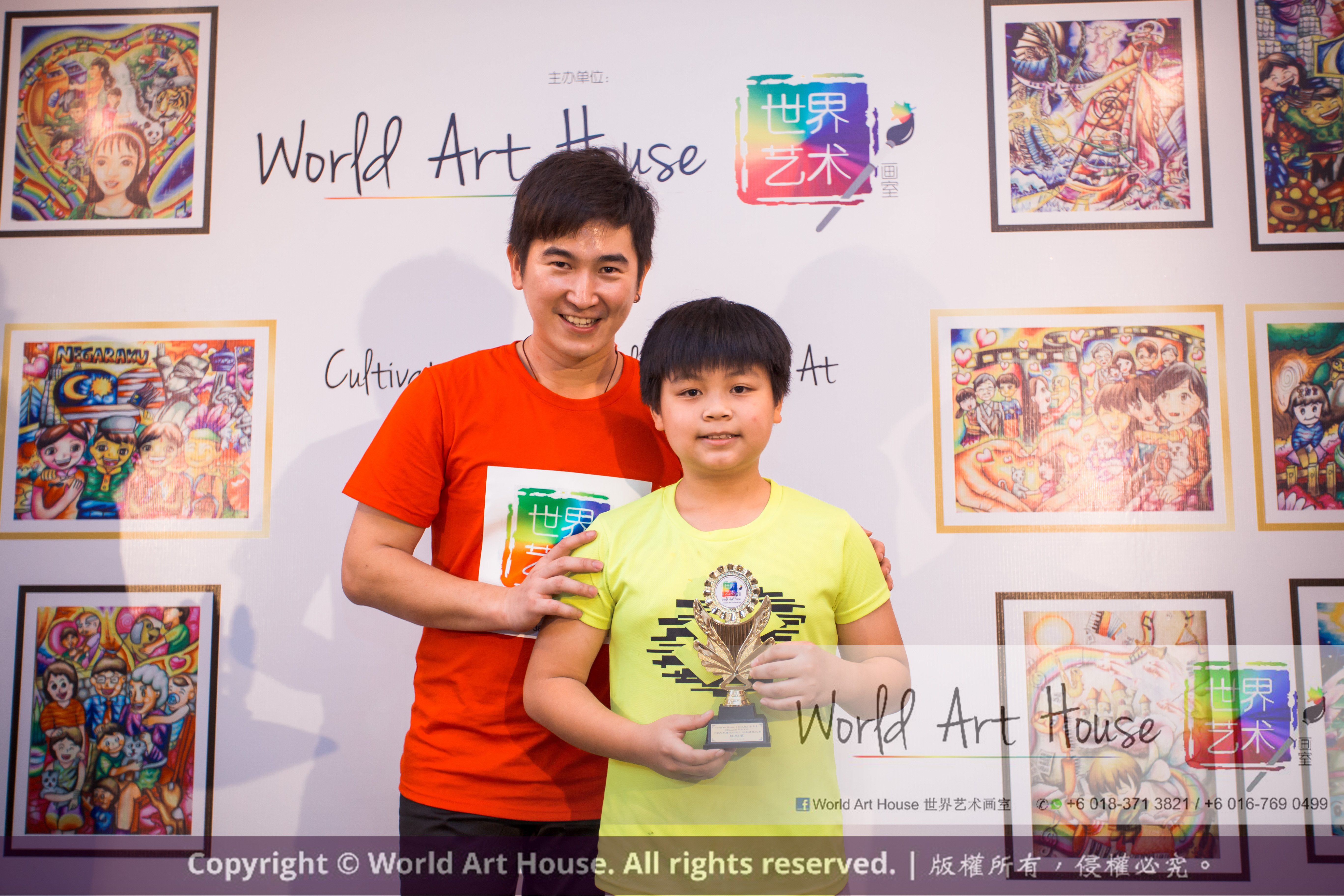 Malaysia Kota Damansara Petaling Jaya Kuala Lumpur Selangor Chinese New Year Charity Coloring Contest World Art House 世界艺术画室 and 1 Utama Shopping JinYeYe Effye Media D052