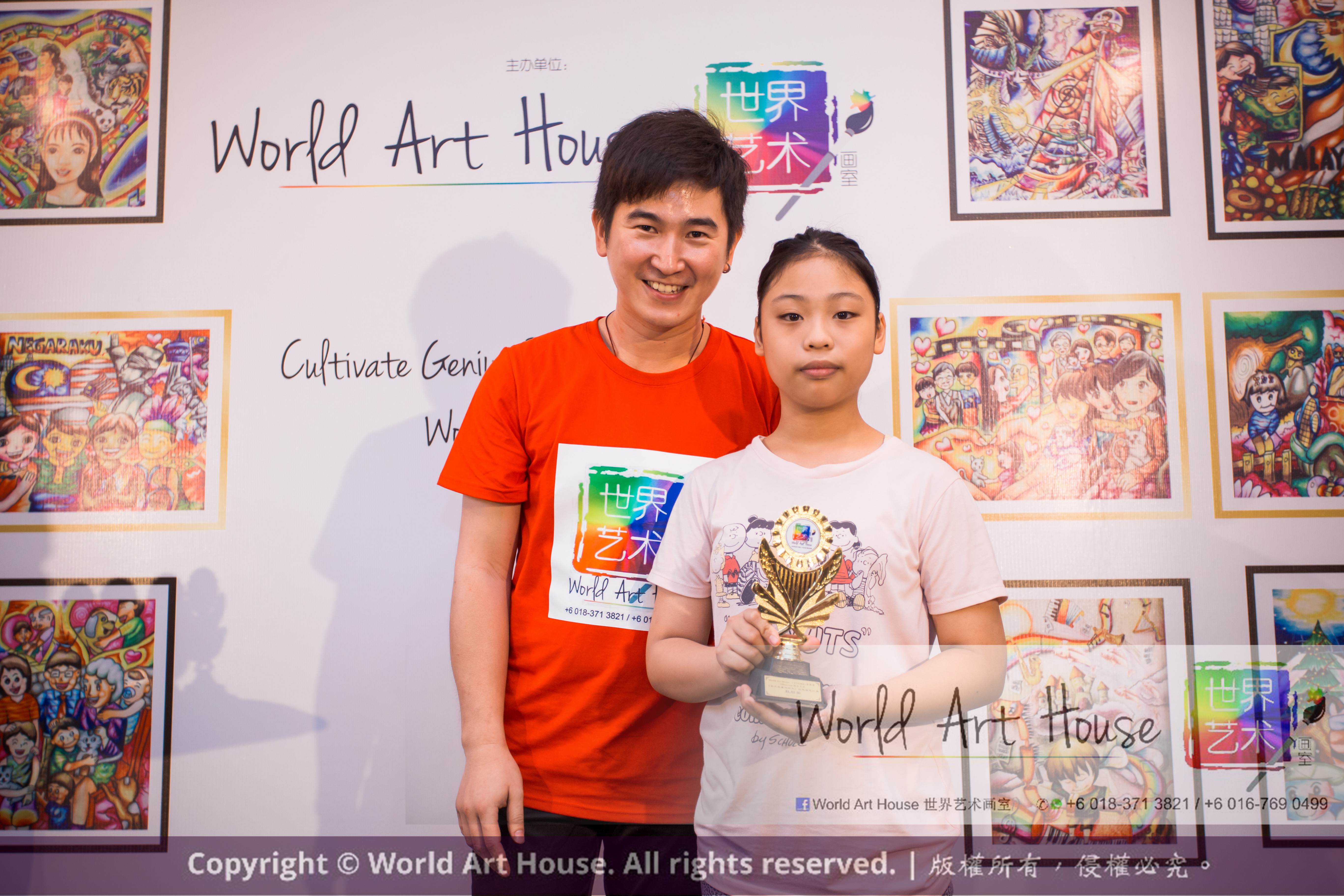 Malaysia Kota Damansara Petaling Jaya Kuala Lumpur Selangor Chinese New Year Charity Coloring Contest World Art House 世界艺术画室 and 1 Utama Shopping JinYeYe Effye Media D053