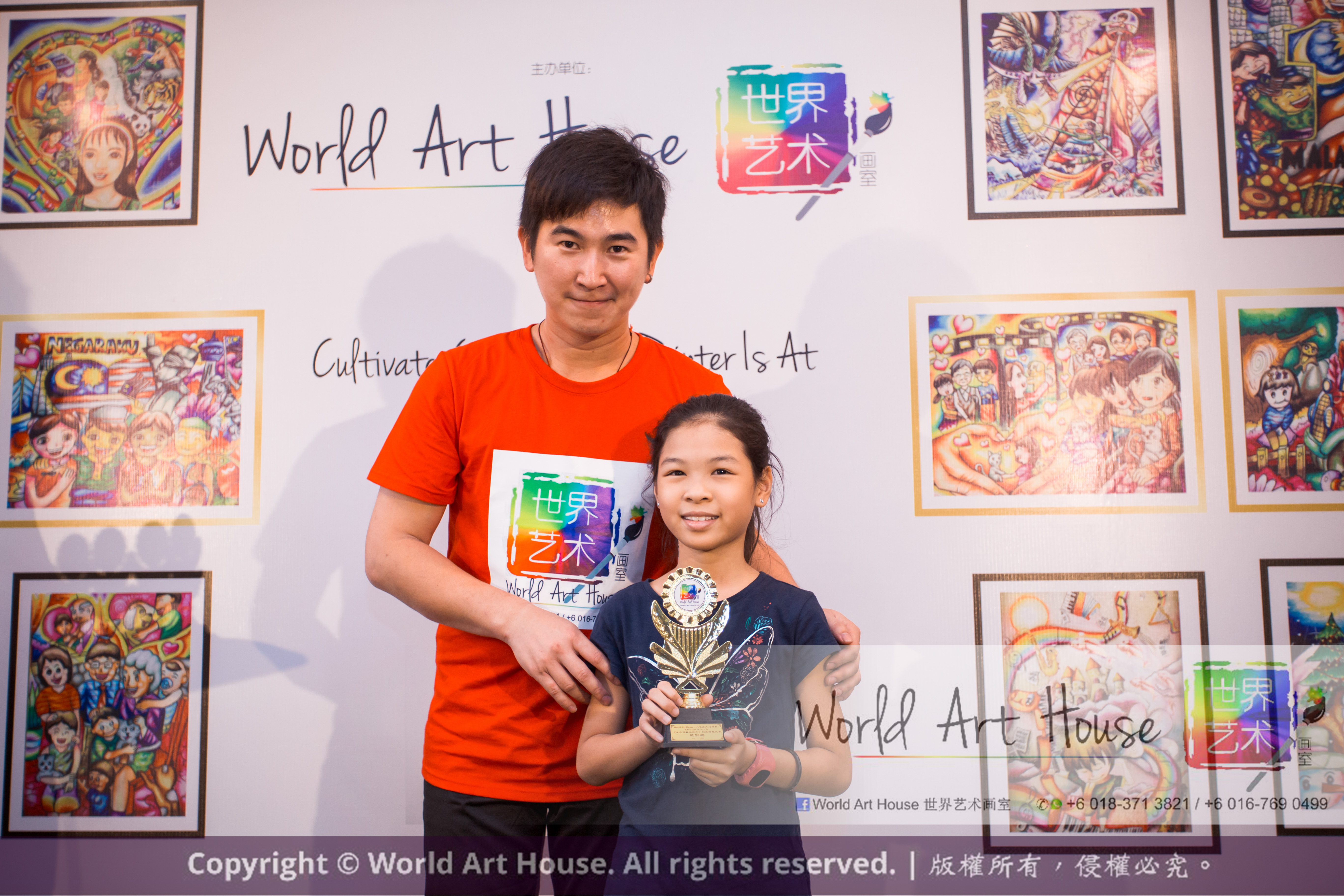 Malaysia Kota Damansara Petaling Jaya Kuala Lumpur Selangor Chinese New Year Charity Coloring Contest World Art House 世界艺术画室 and 1 Utama Shopping JinYeYe Effye Media D055