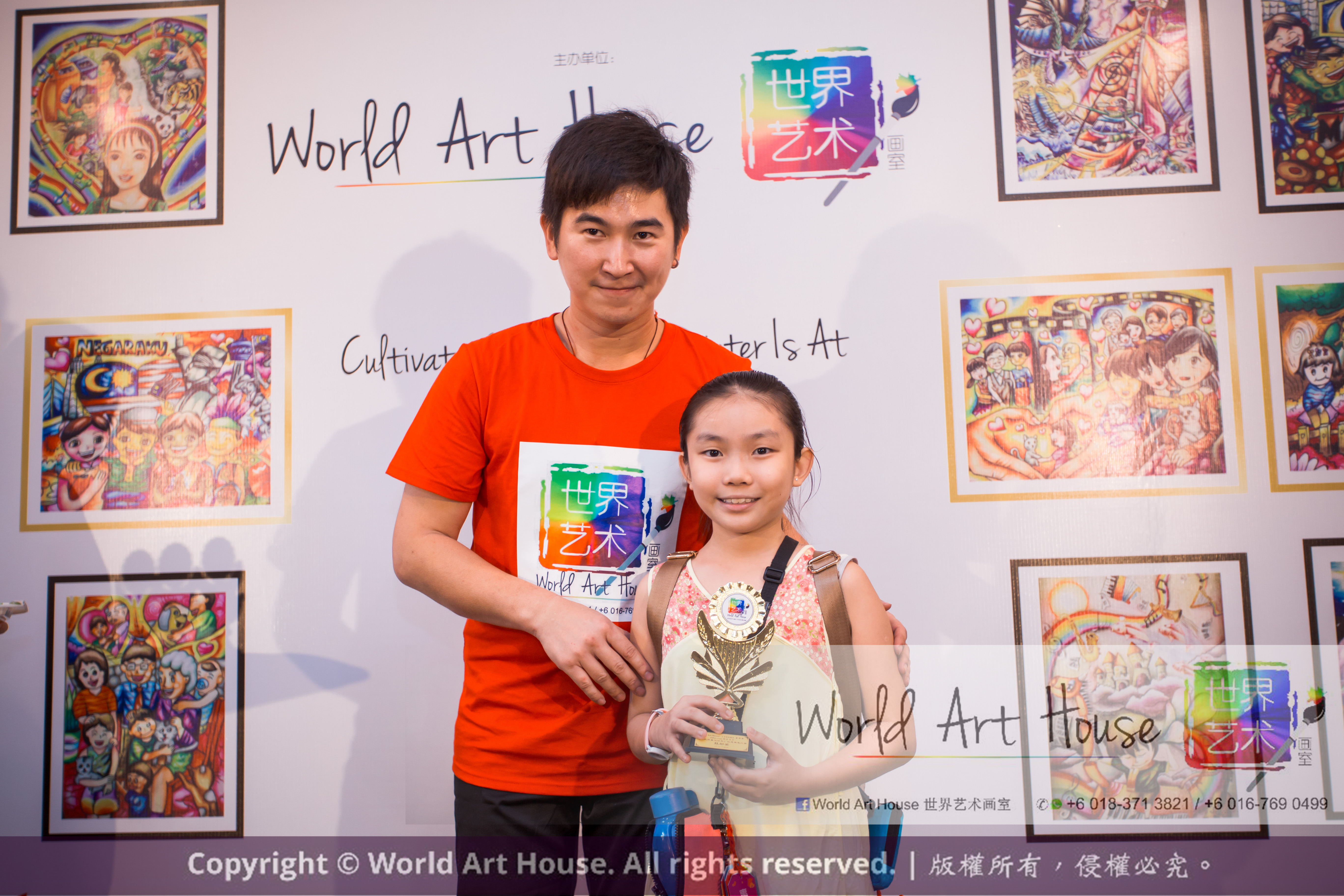Malaysia Kota Damansara Petaling Jaya Kuala Lumpur Selangor Chinese New Year Charity Coloring Contest World Art House 世界艺术画室 and 1 Utama Shopping JinYeYe Effye Media D056