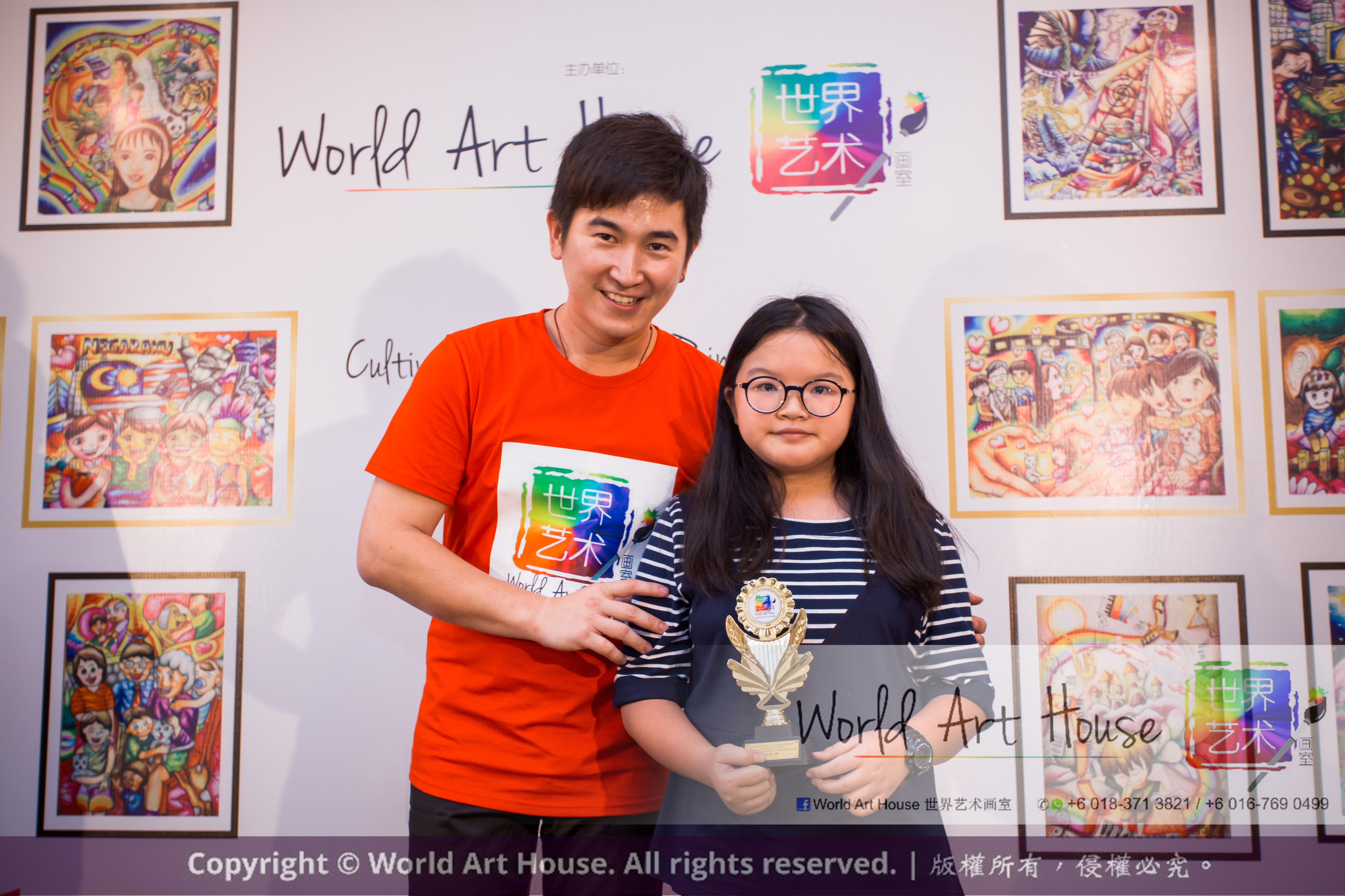 Malaysia Kota Damansara Petaling Jaya Kuala Lumpur Selangor Chinese New Year Charity Coloring Contest World Art House 世界艺术画室 and 1 Utama Shopping JinYeYe Effye Media D057