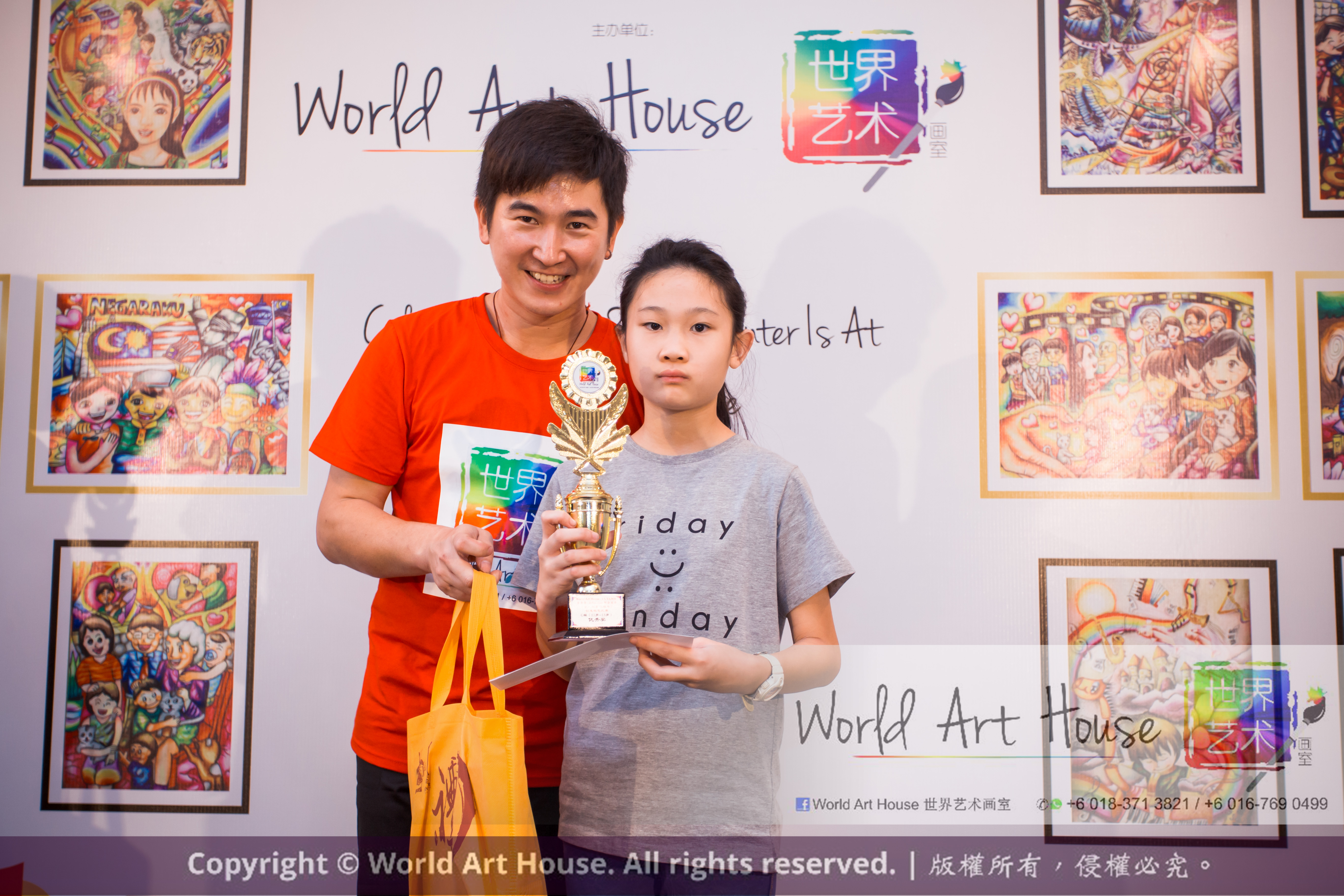 Malaysia Kota Damansara Petaling Jaya Kuala Lumpur Selangor Chinese New Year Charity Coloring Contest World Art House 世界艺术画室 and 1 Utama Shopping JinYeYe Effye Media D060