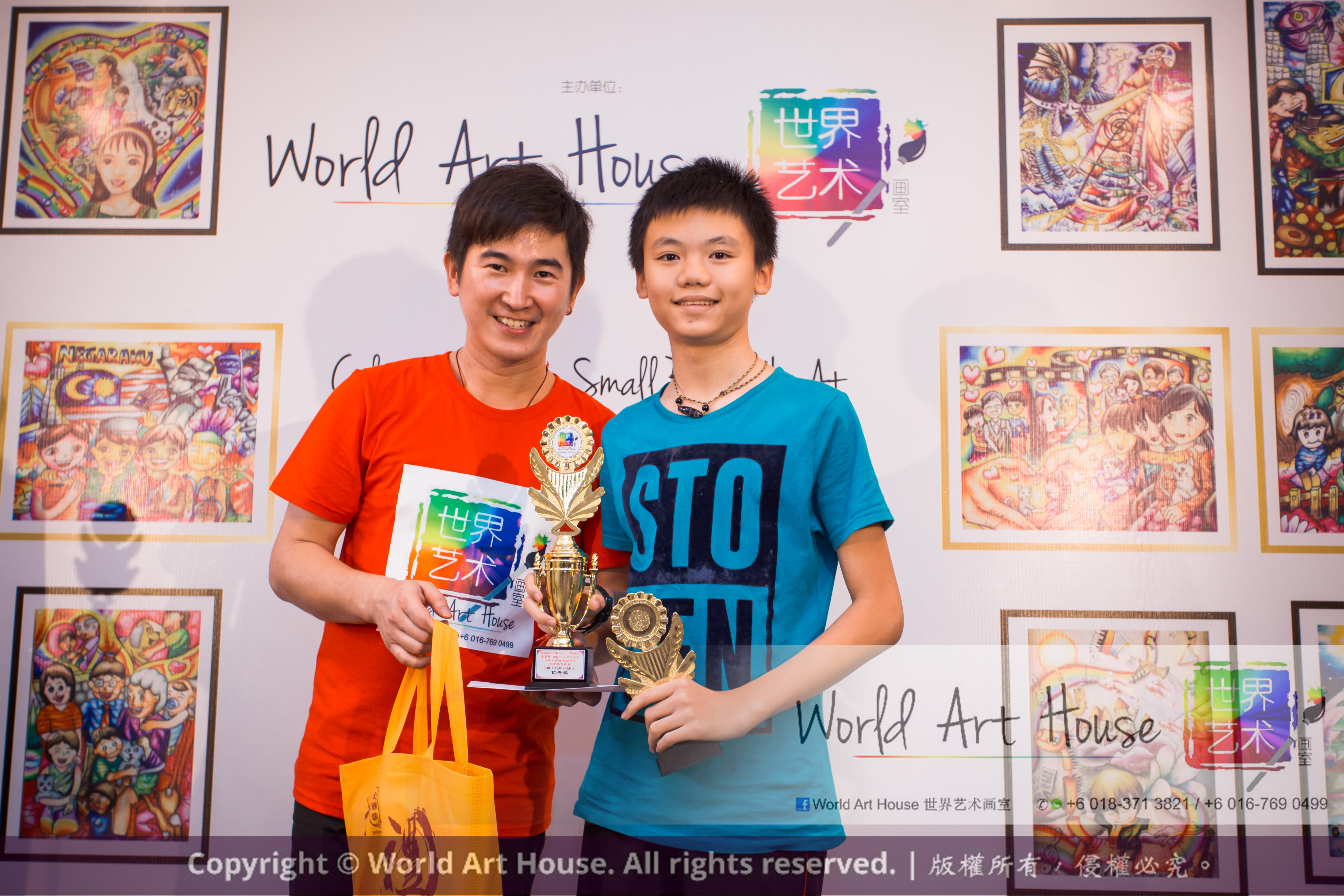 Malaysia Kota Damansara Petaling Jaya Kuala Lumpur Selangor Chinese New Year Charity Coloring Contest World Art House 世界艺术画室 and 1 Utama Shopping JinYeYe Effye Media D061