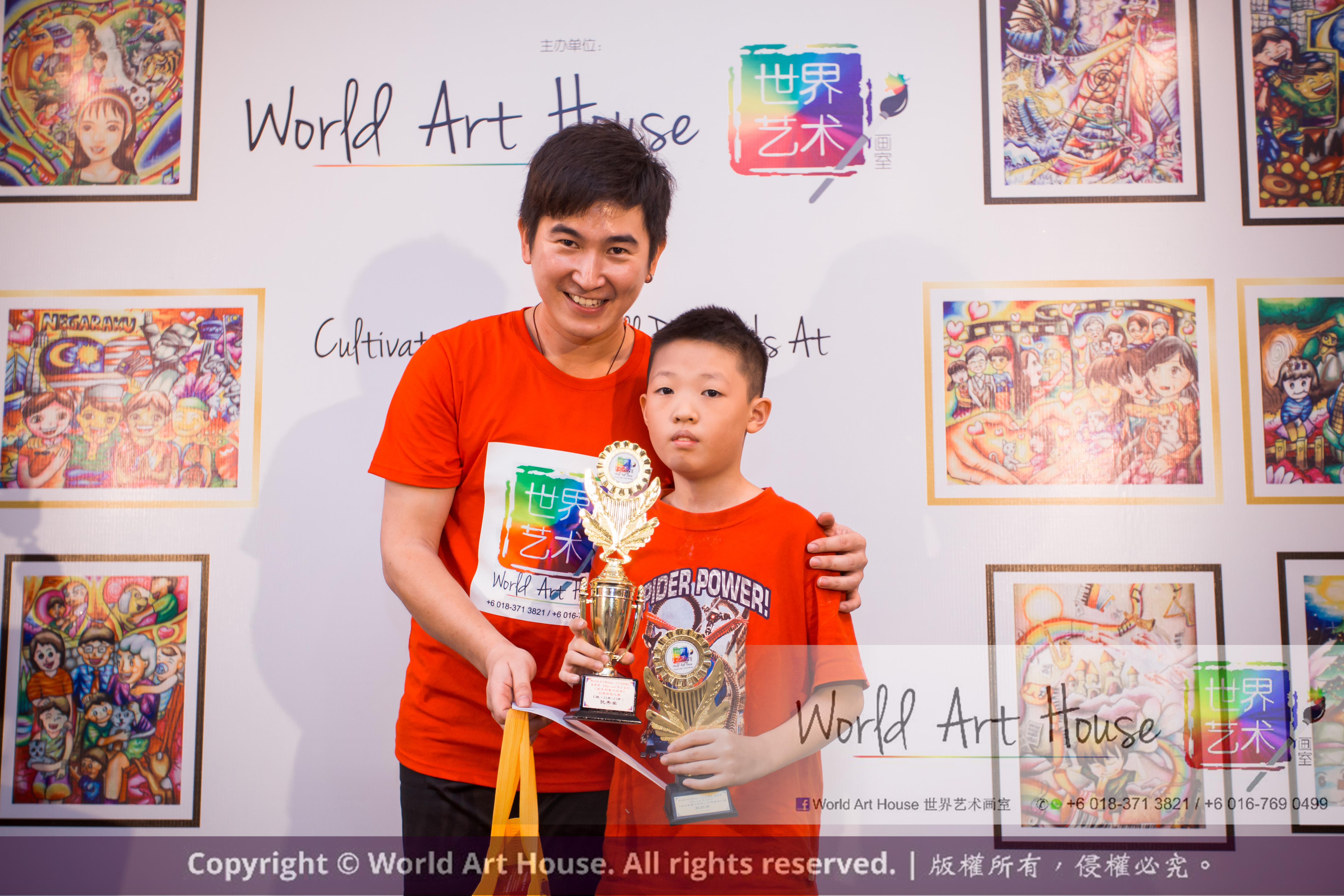 Malaysia Kota Damansara Petaling Jaya Kuala Lumpur Selangor Chinese New Year Charity Coloring Contest World Art House 世界艺术画室 and 1 Utama Shopping JinYeYe Effye Media D062