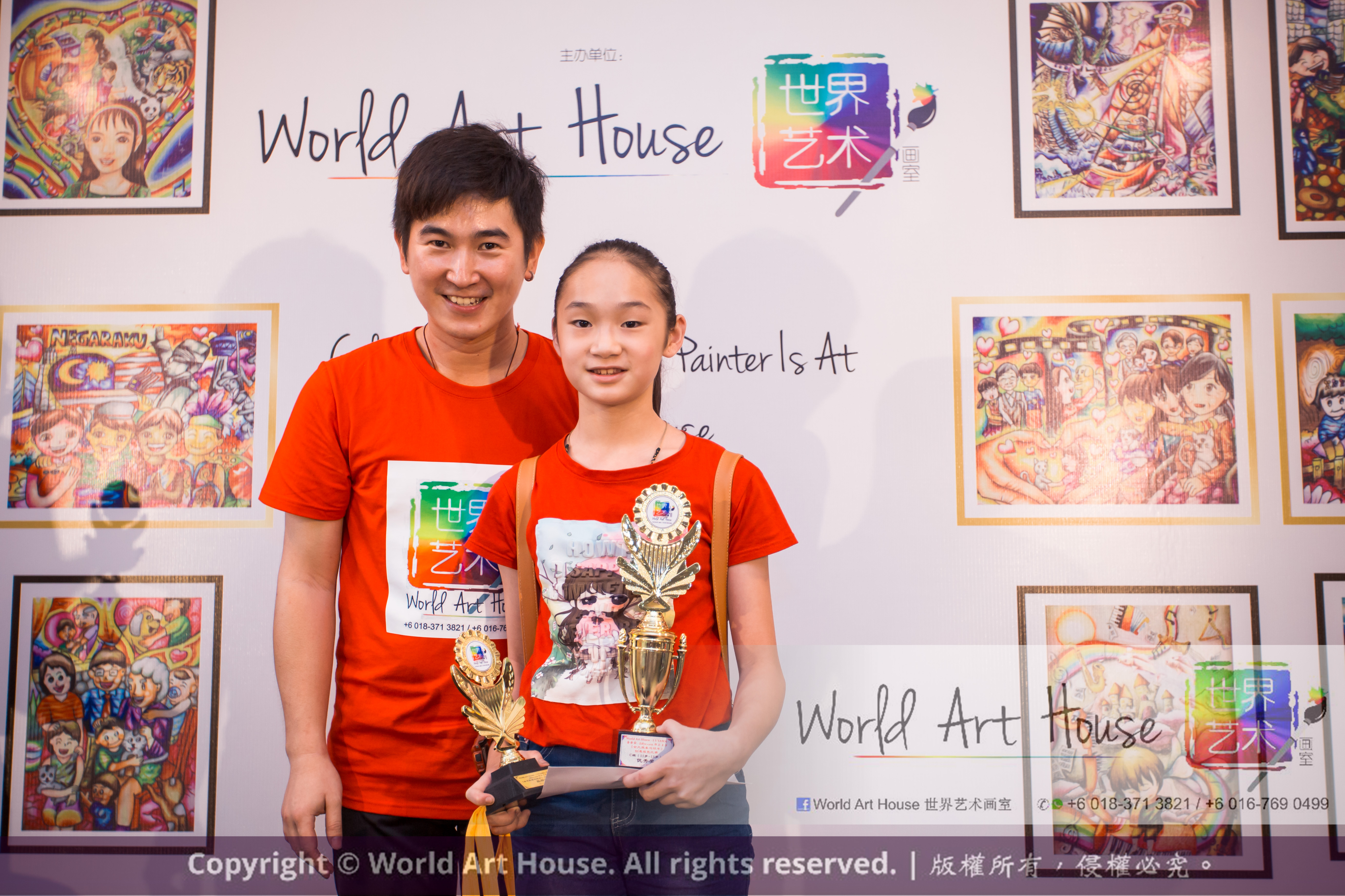 Malaysia Kota Damansara Petaling Jaya Kuala Lumpur Selangor Chinese New Year Charity Coloring Contest World Art House 世界艺术画室 and 1 Utama Shopping JinYeYe Effye Media D064