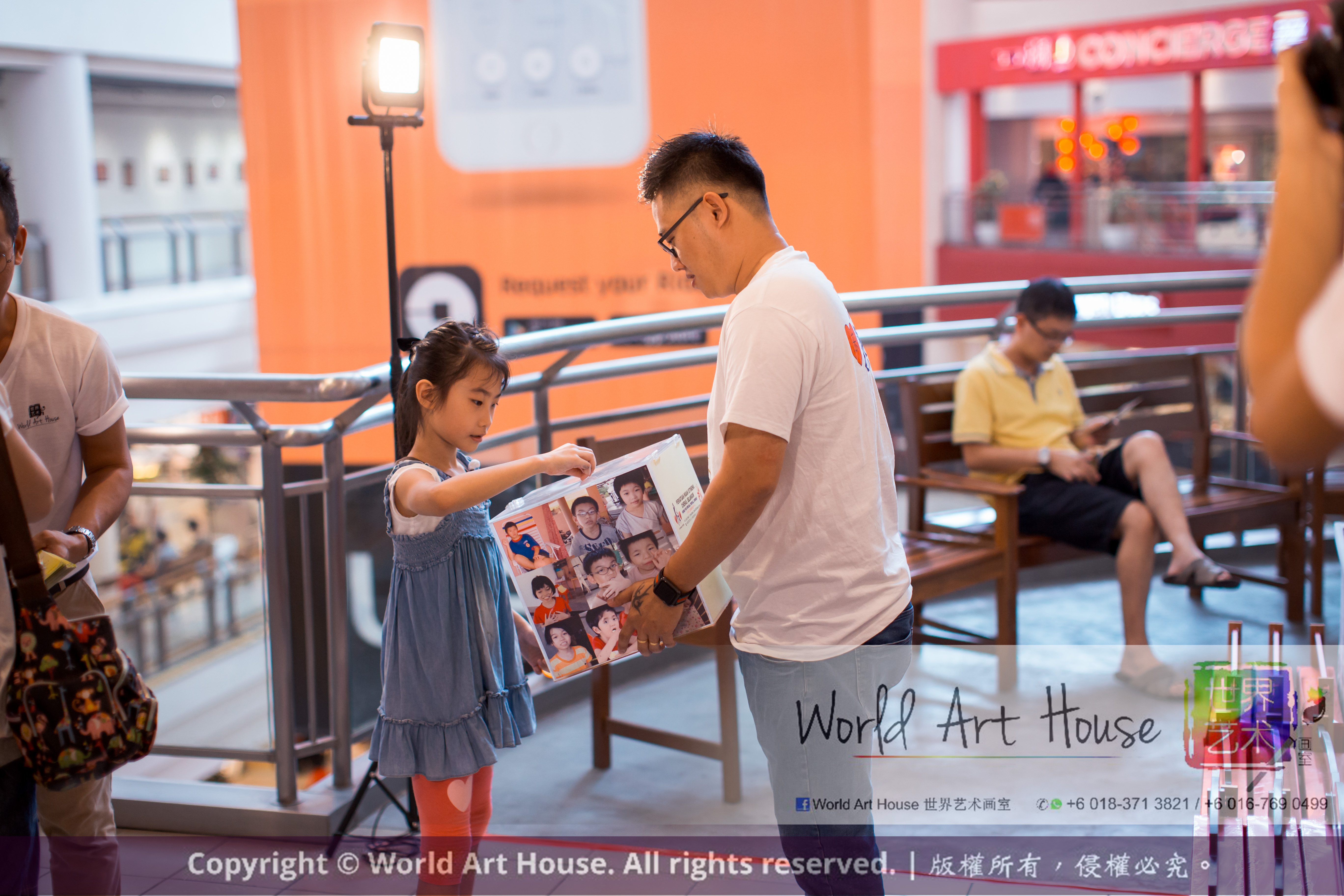 Malaysia Kota Damansara Petaling Jaya Kuala Lumpur Selangor Chinese New Year Charity Coloring Contest World Art House 世界艺术画室 and 1 Utama Shopping JinYeYe Effye Media A066