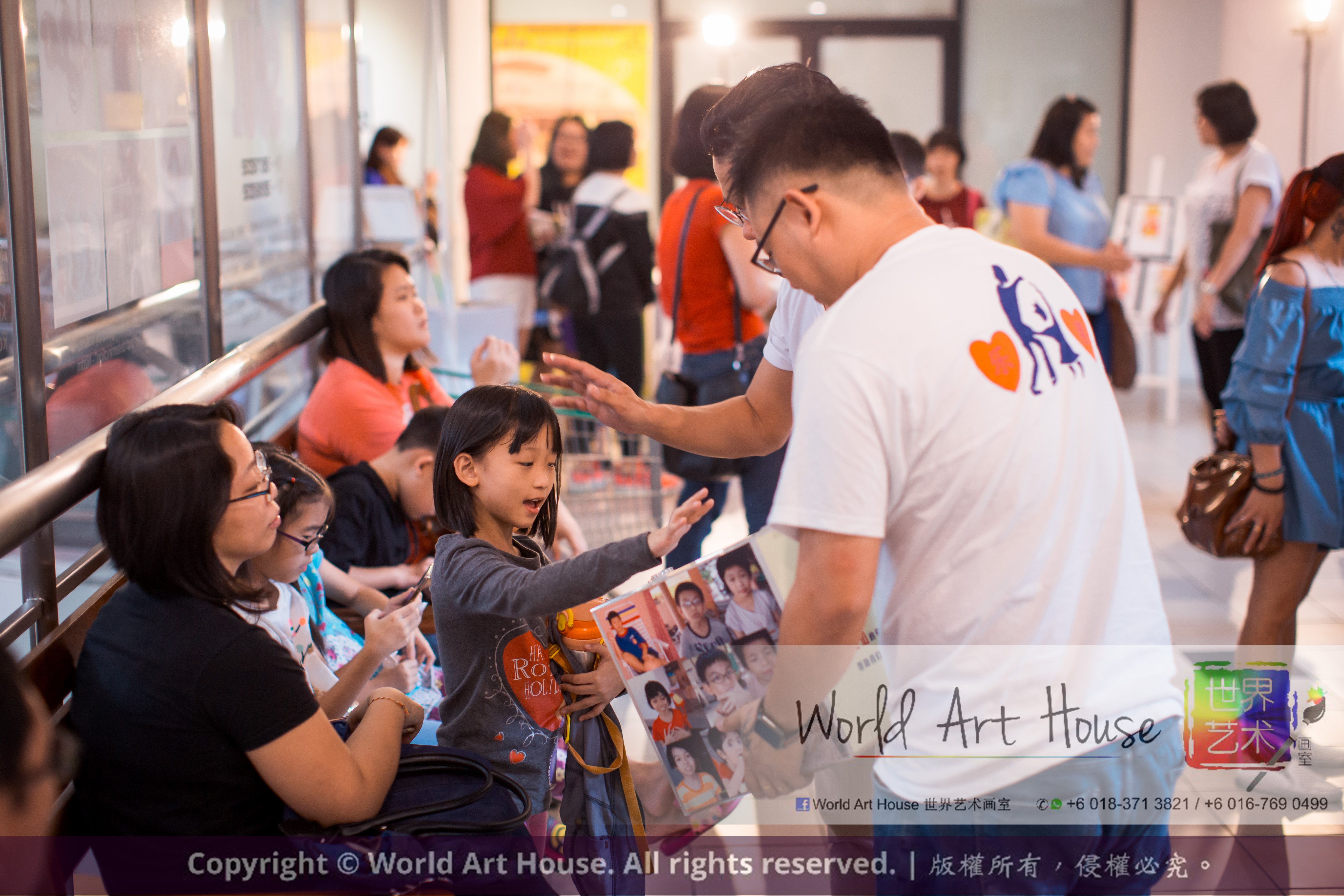 Malaysia Kota Damansara Petaling Jaya Kuala Lumpur Selangor Chinese New Year Charity Coloring Contest World Art House 世界艺术画室 and 1 Utama Shopping JinYeYe Effye Media A067