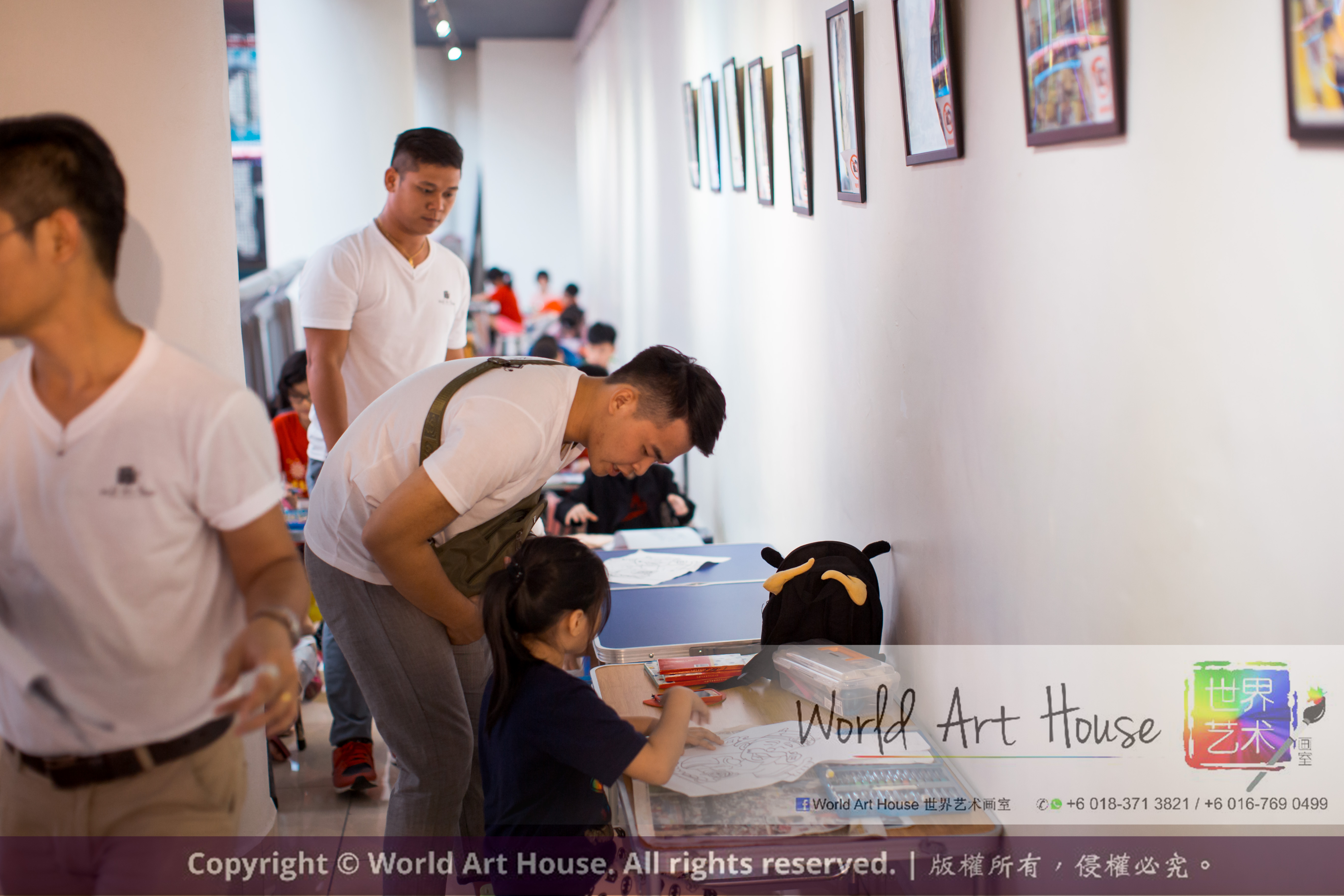 Malaysia Kota Damansara Petaling Jaya Kuala Lumpur Selangor Chinese New Year Charity Coloring Contest World Art House 世界艺术画室 and 1 Utama Shopping JinYeYe Effye Media A083