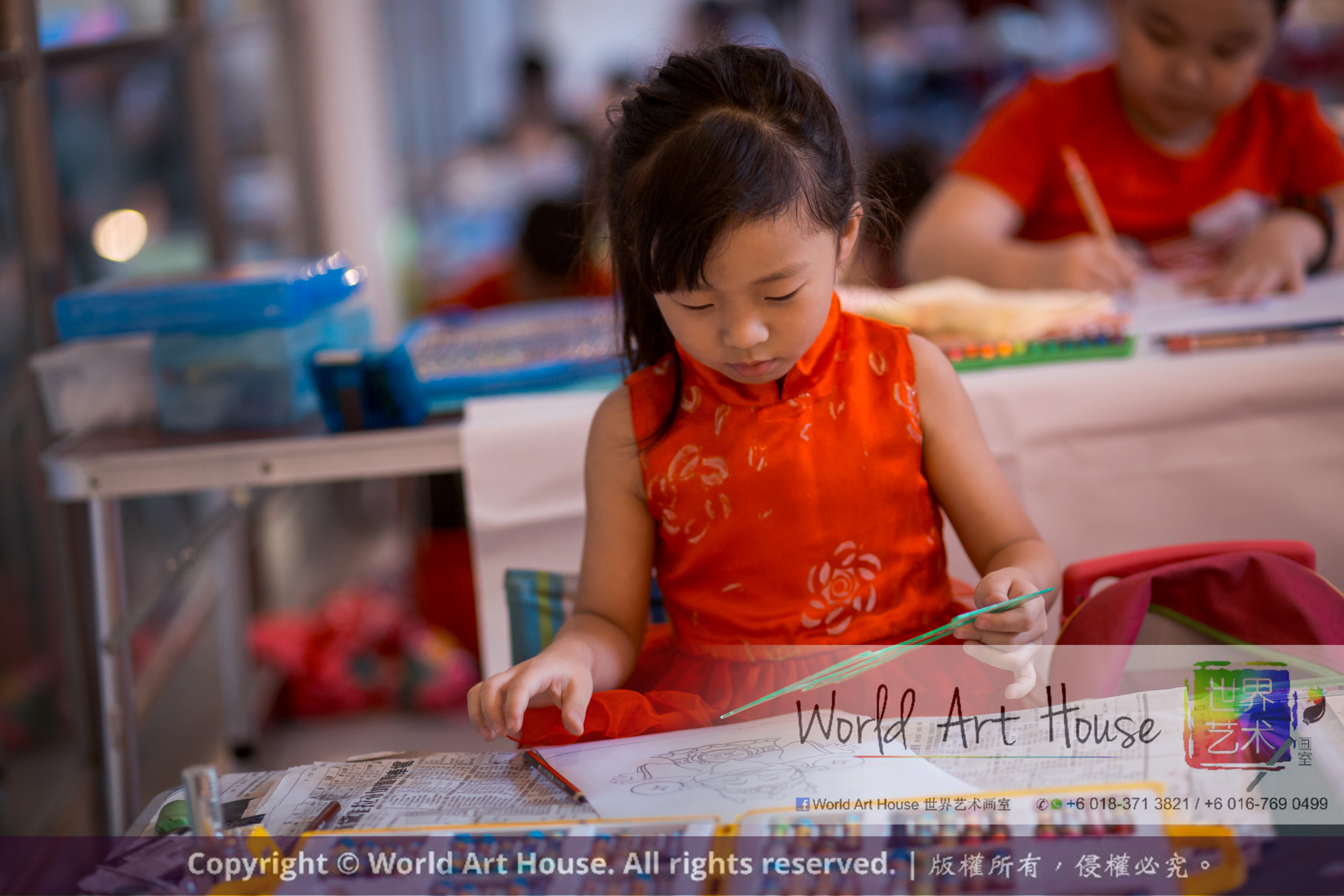 Malaysia Kota Damansara Petaling Jaya Kuala Lumpur Selangor World Art House 世界艺术画室 Charity Coloring Contest Effye Media A002