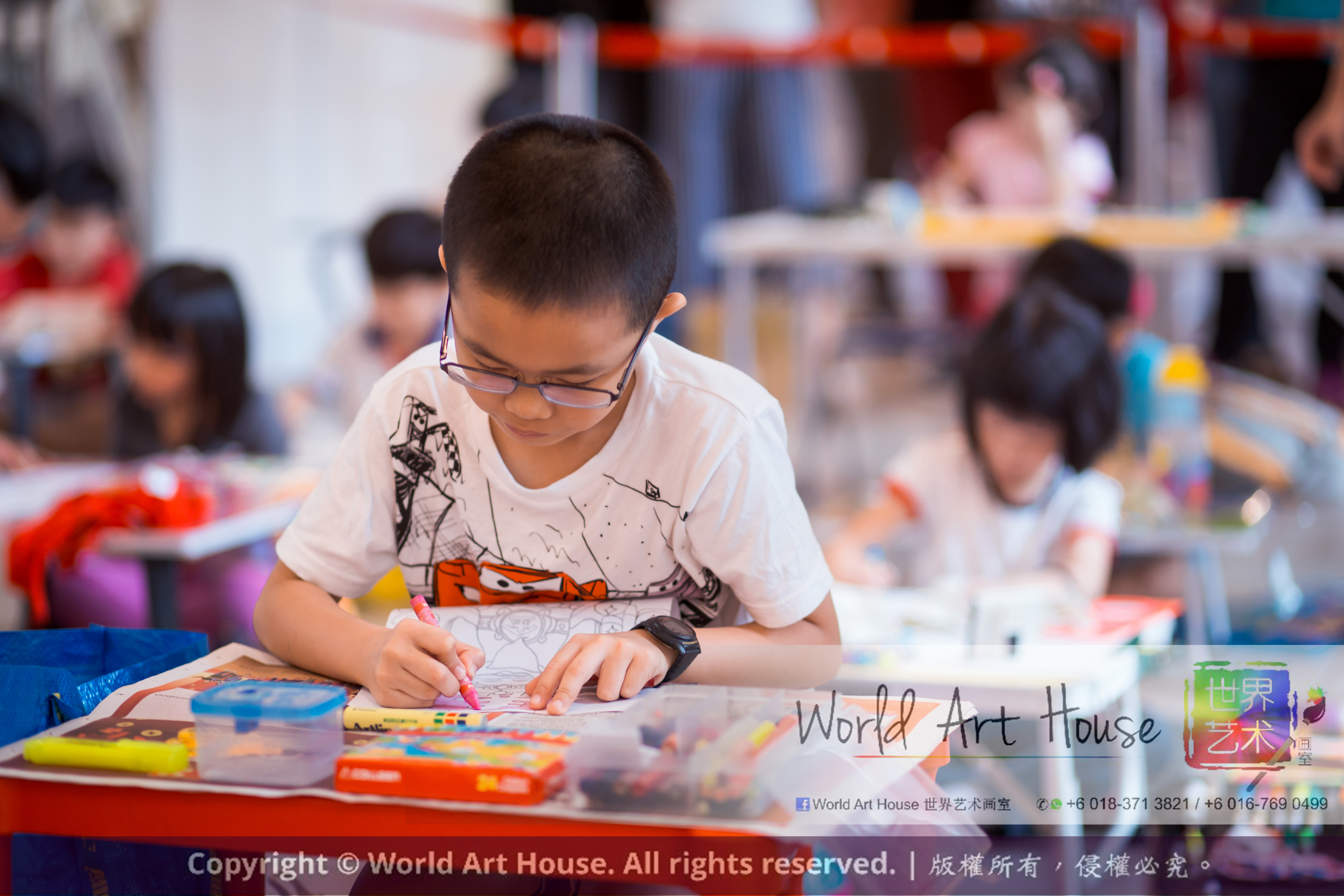 Malaysia Kota Damansara Petaling Jaya Kuala Lumpur Selangor World Art House 世界艺术画室 Charity Coloring Contest Effye Media A006