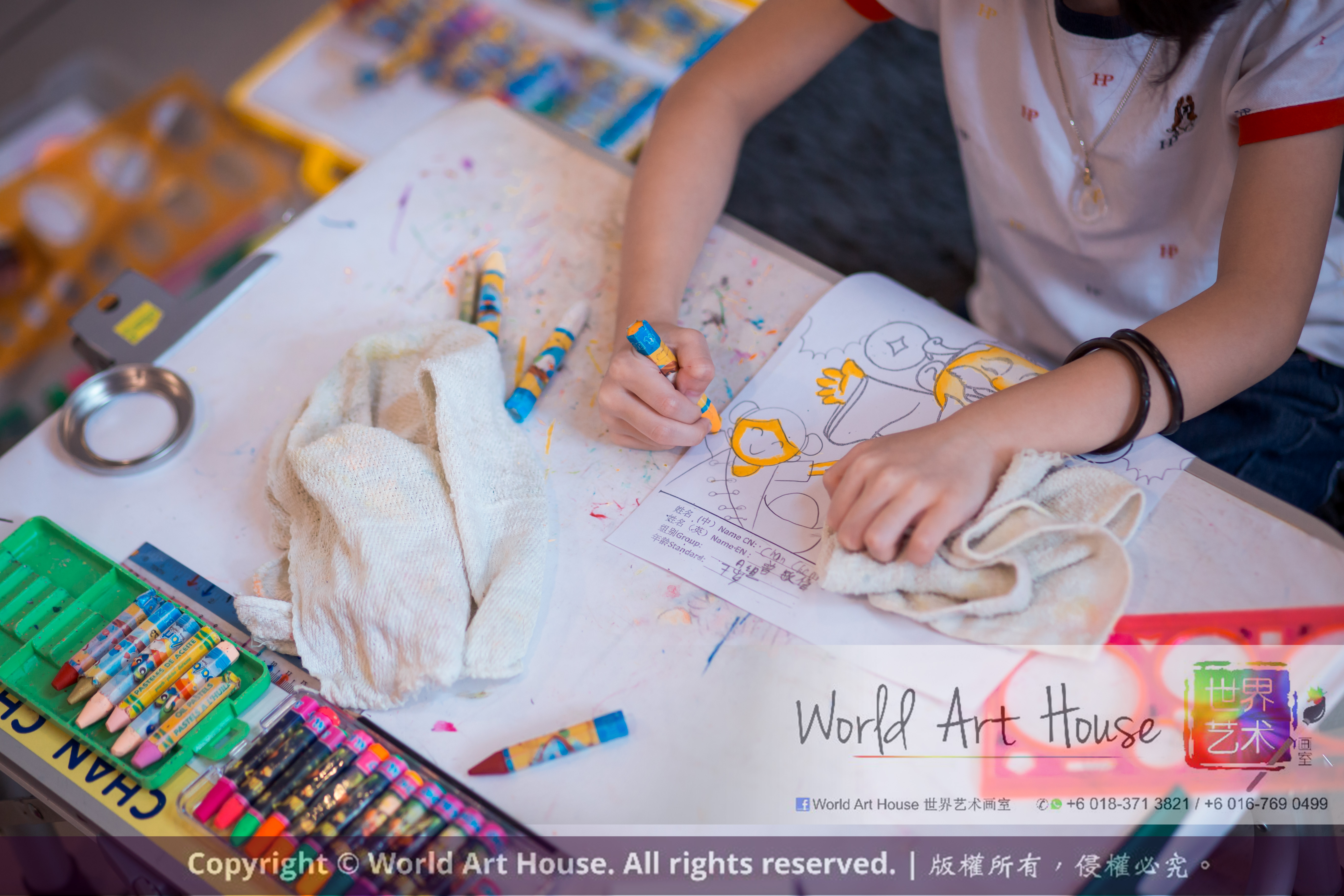 Malaysia Kota Damansara Petaling Jaya Kuala Lumpur Selangor World Art House 世界艺术画室 Charity Coloring Contest Effye Media A007
