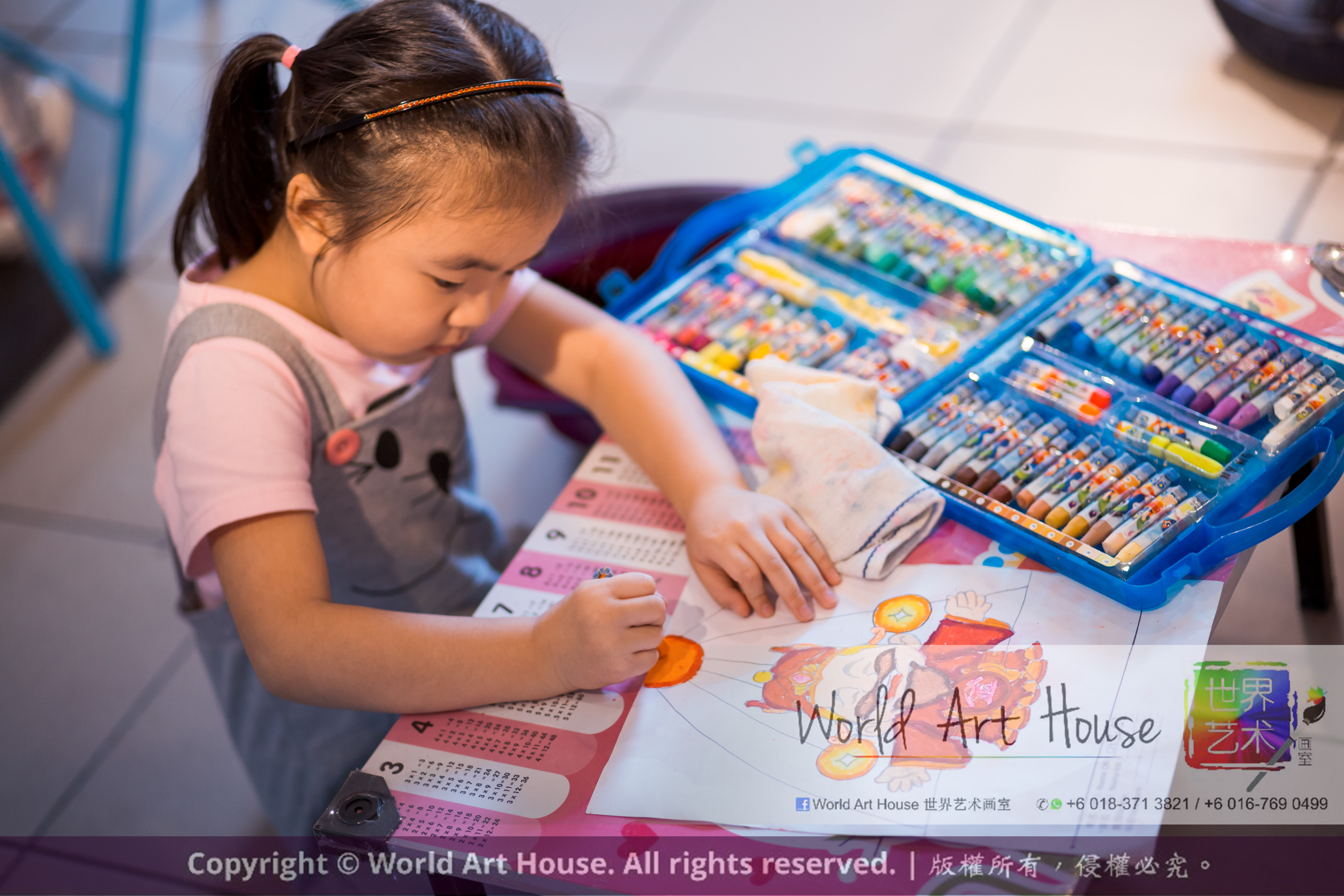 Malaysia Kota Damansara Petaling Jaya Kuala Lumpur Selangor World Art House 世界艺术画室 Charity Coloring Contest Effye Media A008
