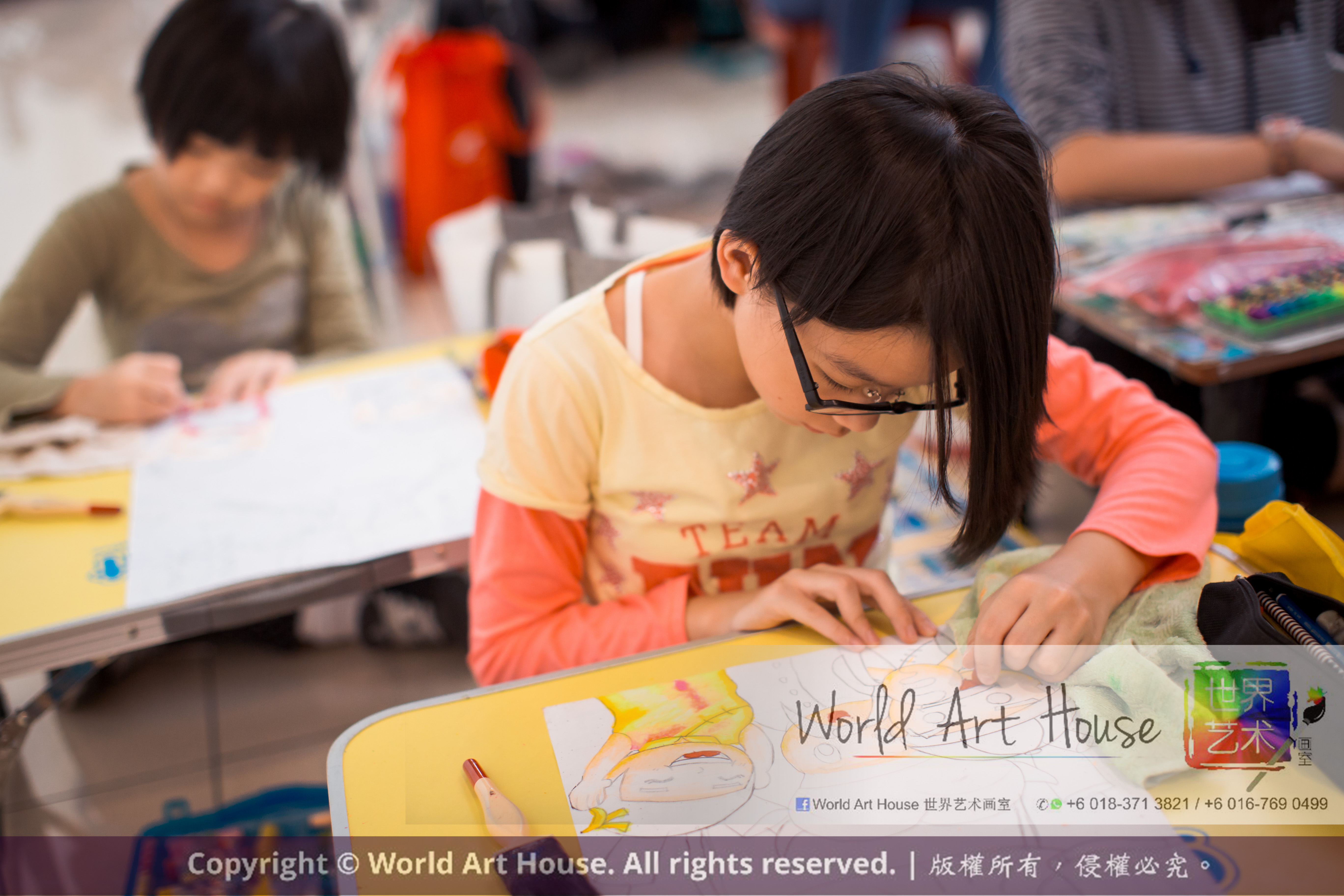 Malaysia Kota Damansara Petaling Jaya Kuala Lumpur Selangor World Art House 世界艺术画室 Charity Coloring Contest Effye Media A014