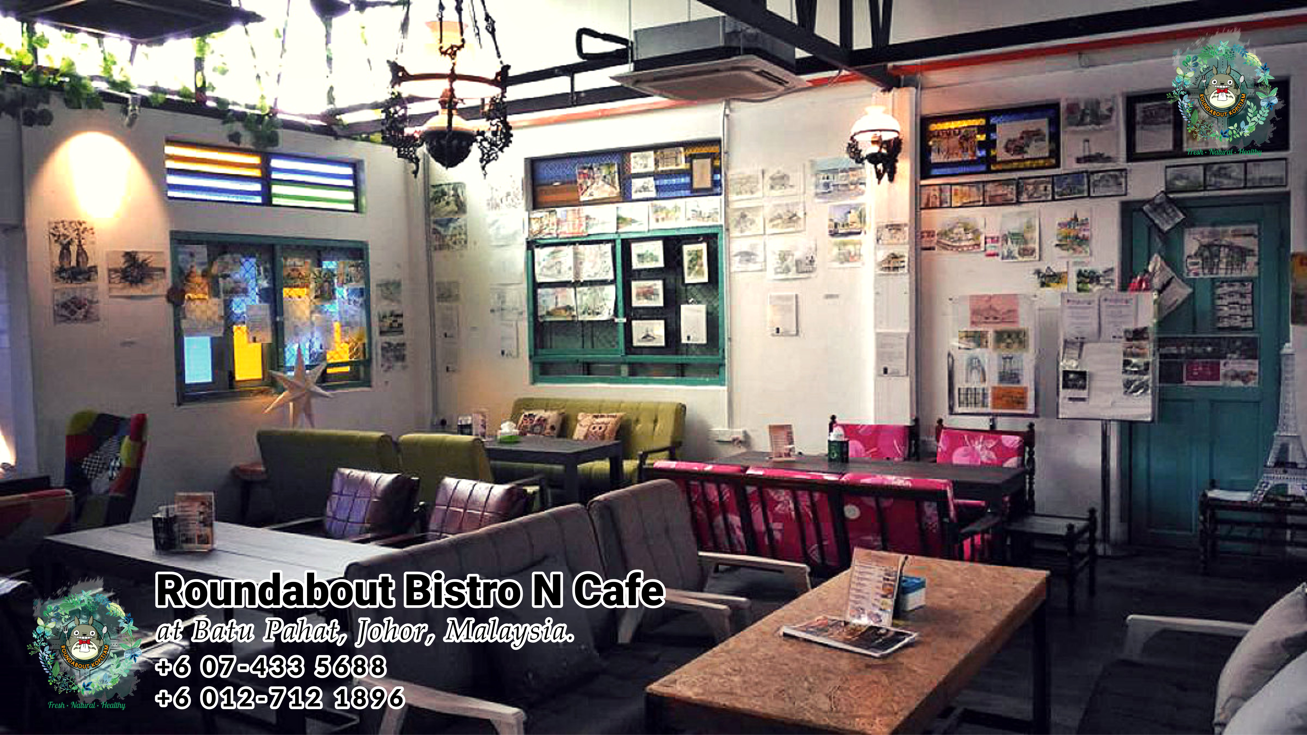 Batu Pahat Roundabout Bistro N Cafe Malaysia Johor Batu Pahat Totoro Cafe Historical Building Cafe Batu Pahat Landmark Buffet Birthday Party Wedding Function Event Kopitiam P01-09